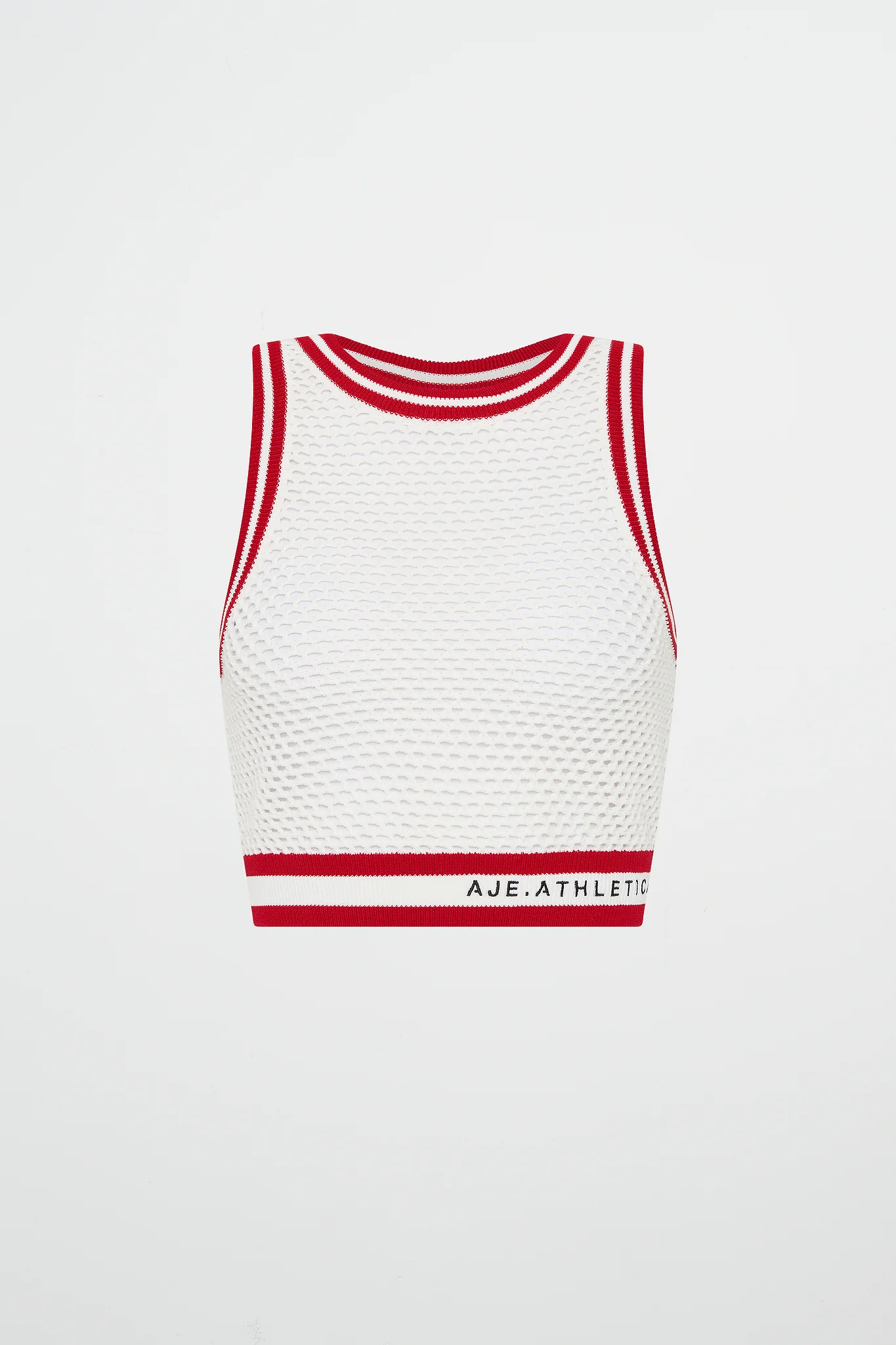 Cropped Open Knit Tank 106