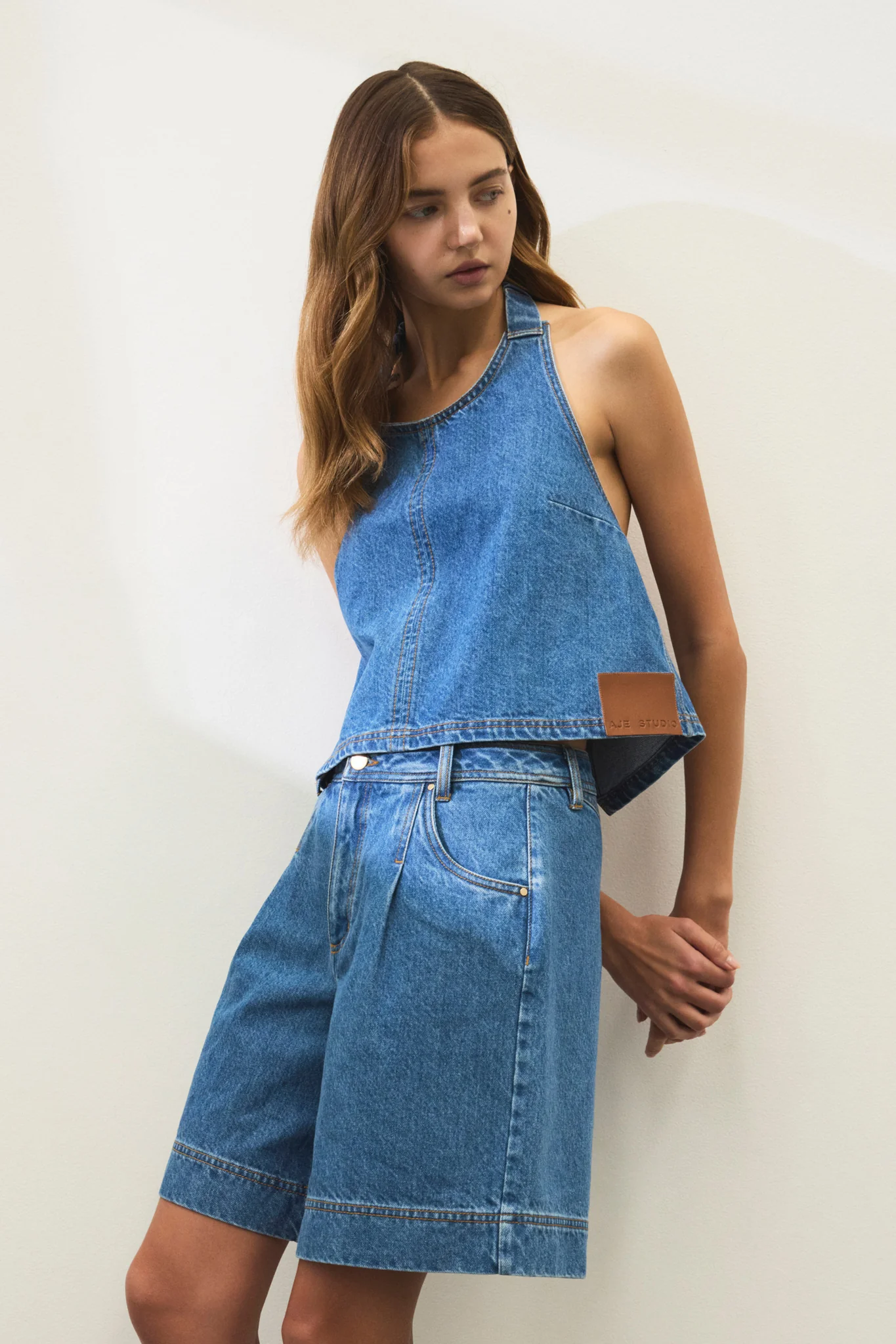 Flynn Longline Denim Short