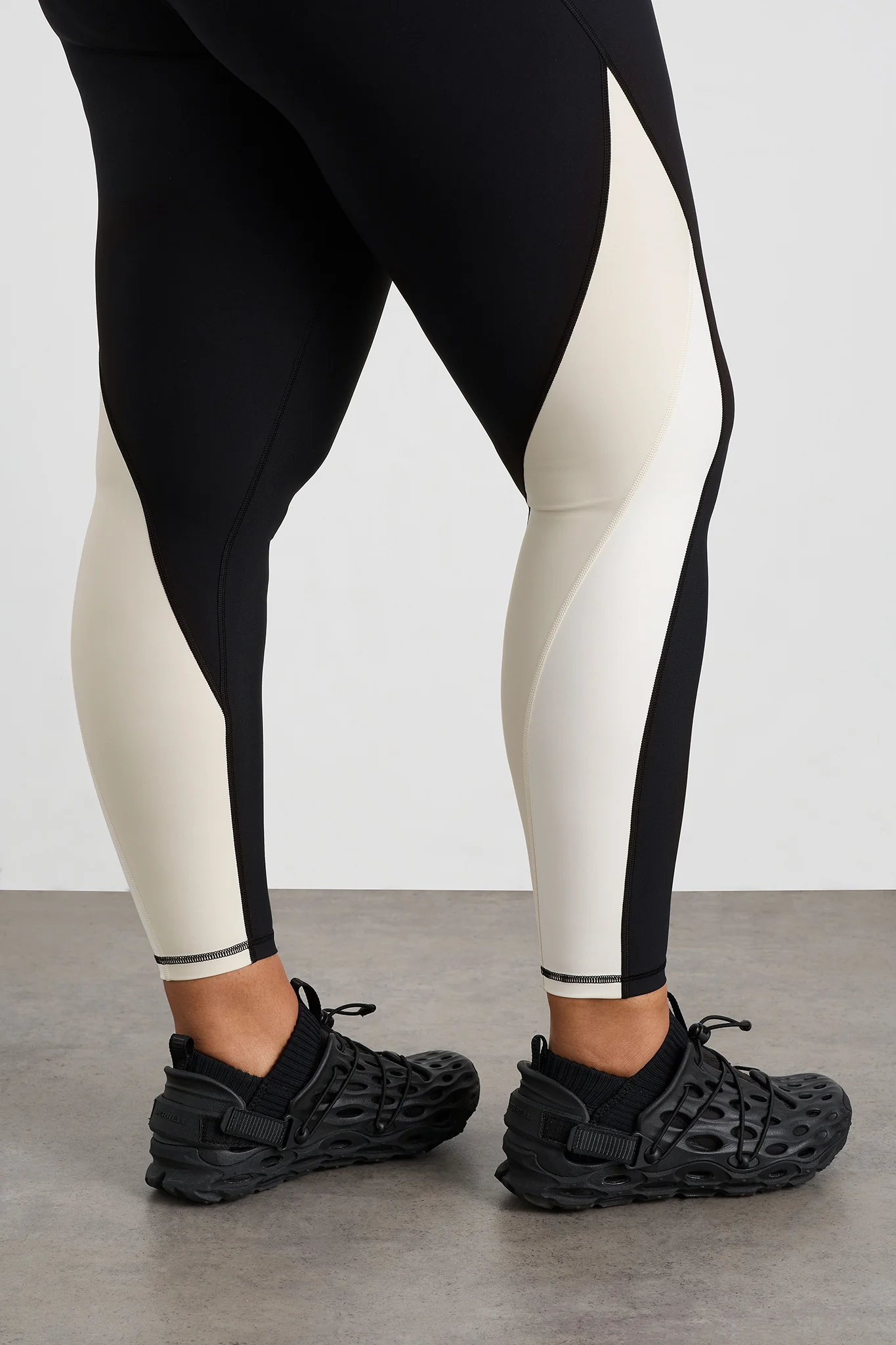 Contrast Panel Full Length Legging 232