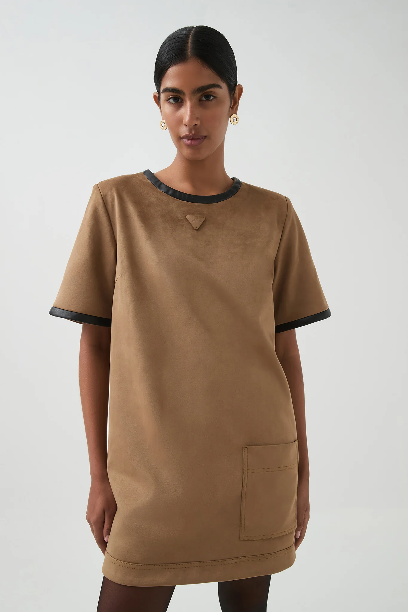 Calyx Vegan Suede Dress