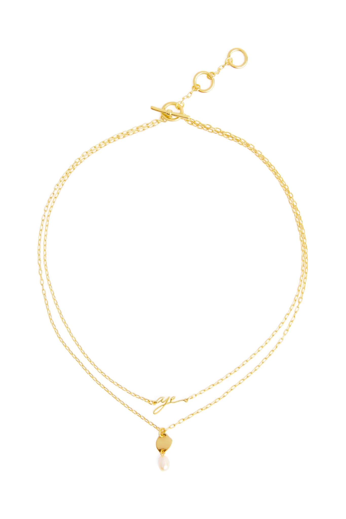 Aje Double Strand Pearl Necklace