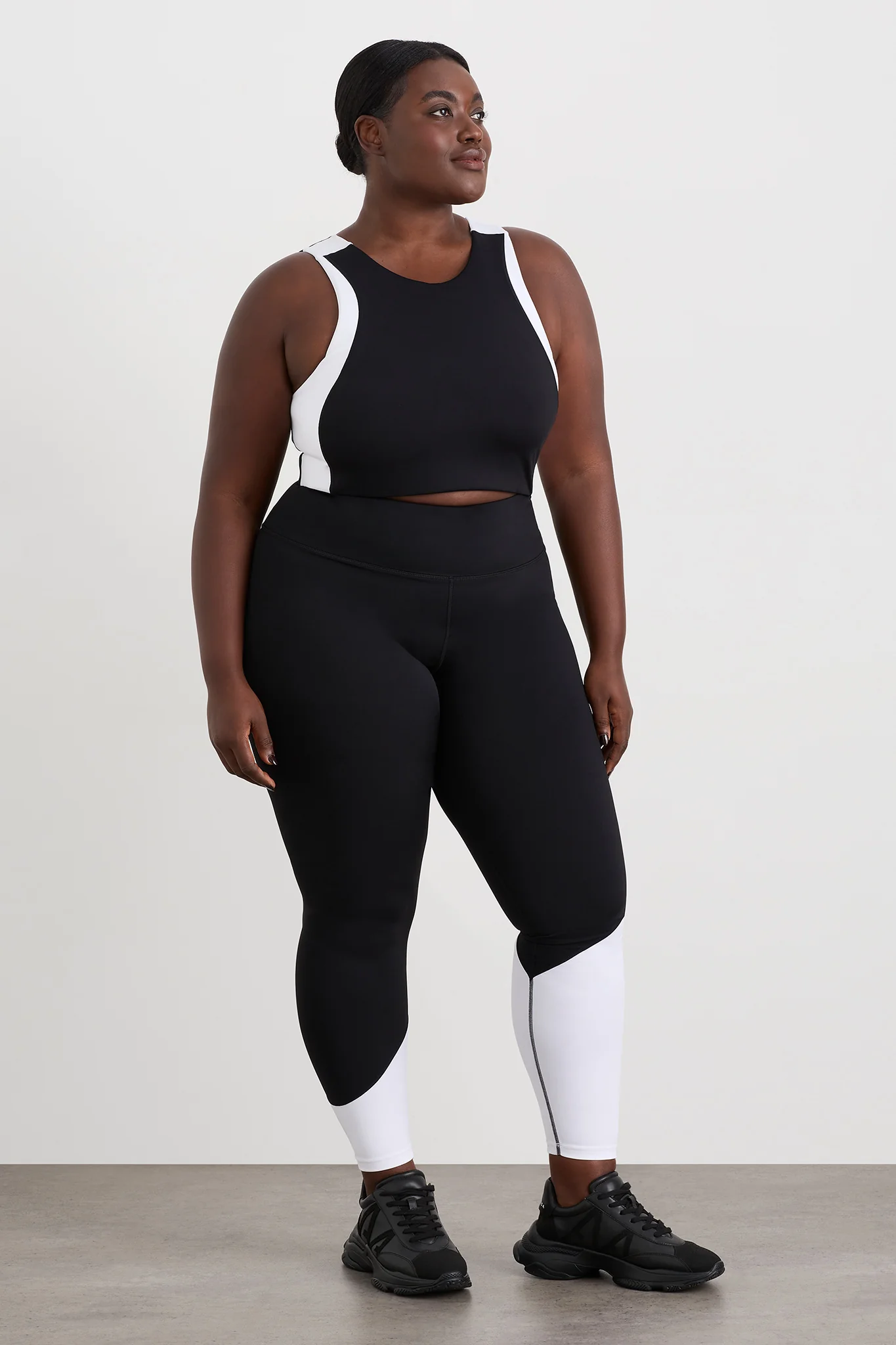 Curved Panel Full Length Legging 226