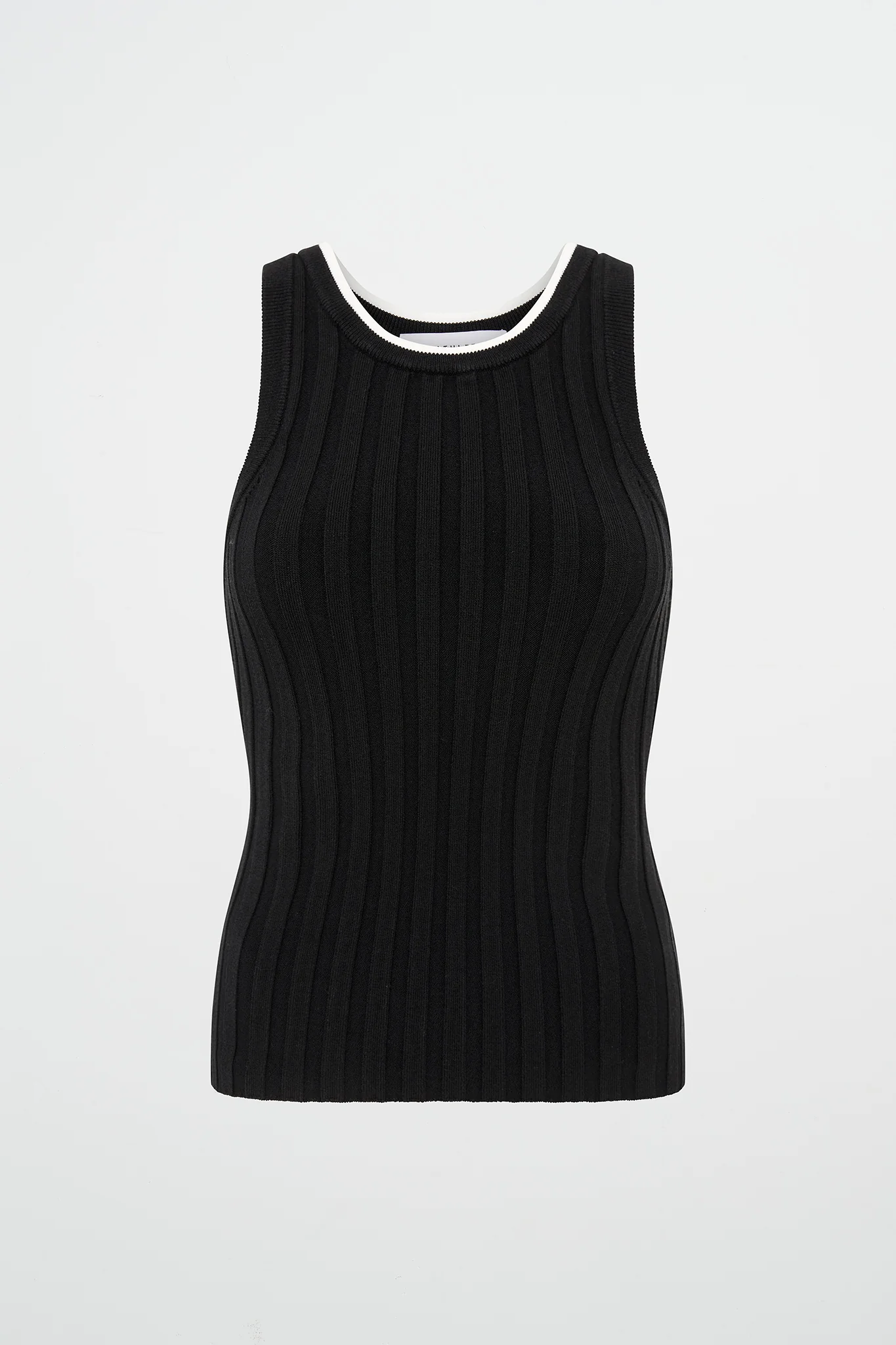 Racer Split Knit Top 107