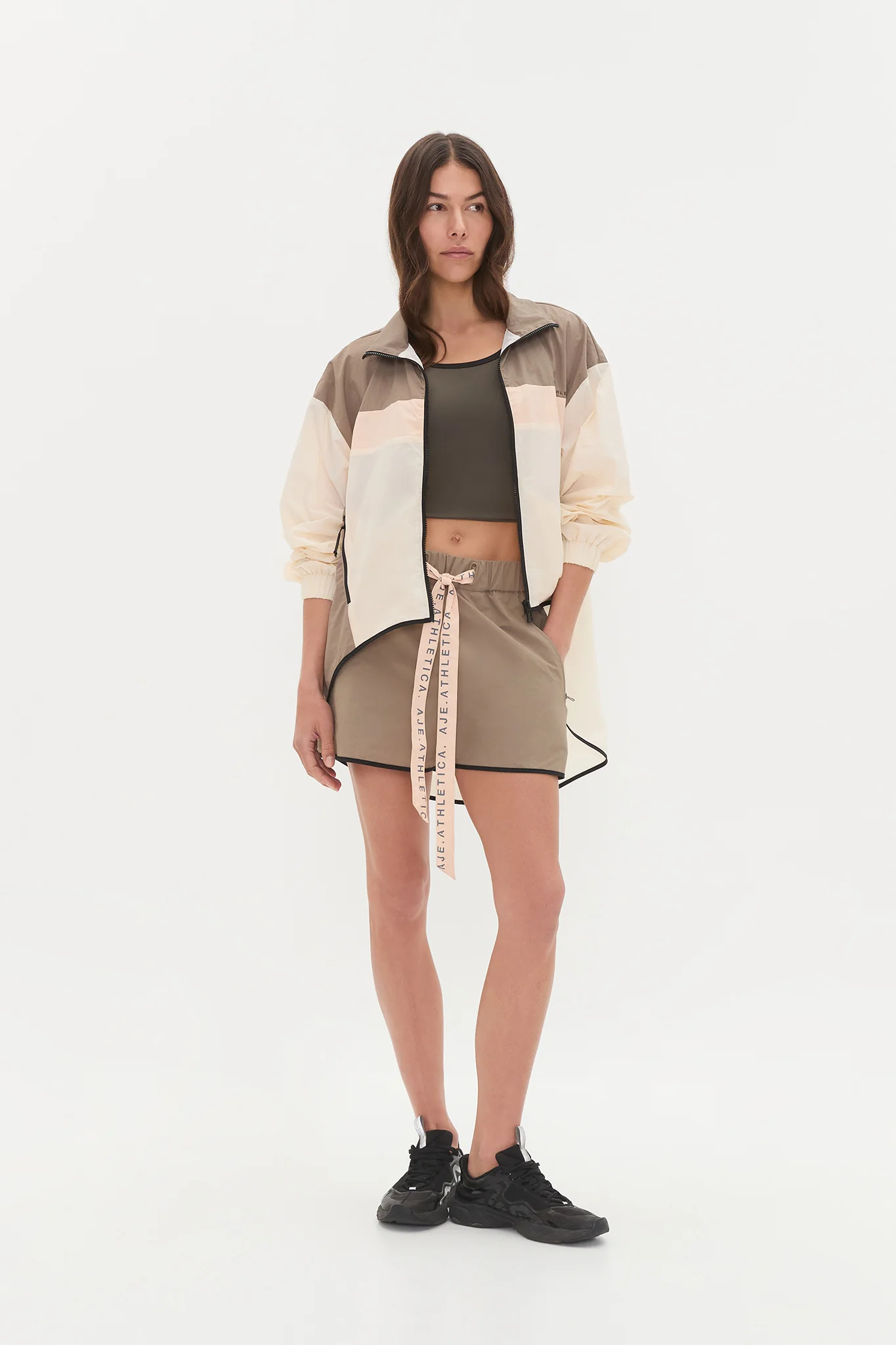 Colourblock Spray Jacket 784