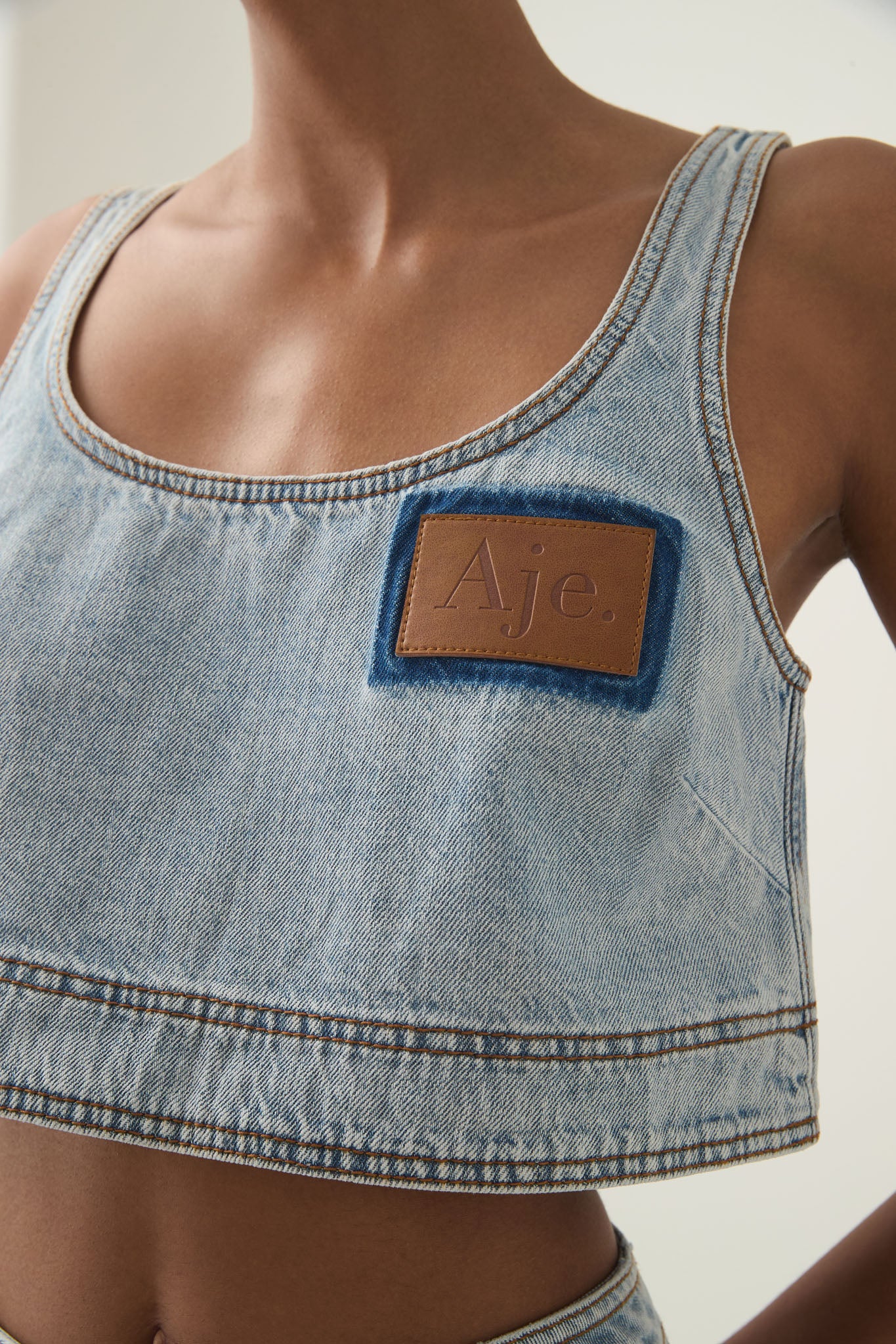 Aura Denim Top