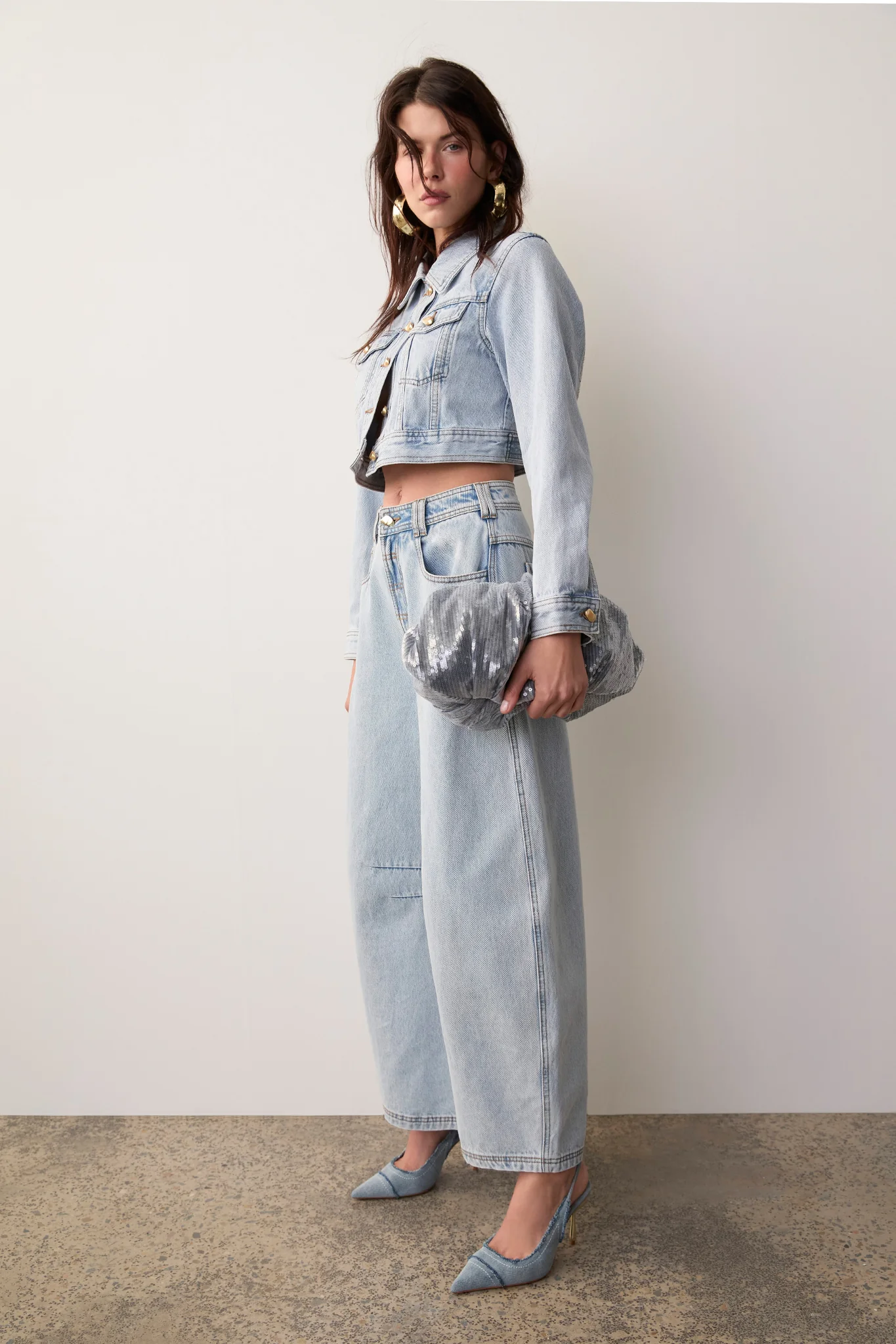 Kai Denim Cropped Jacket