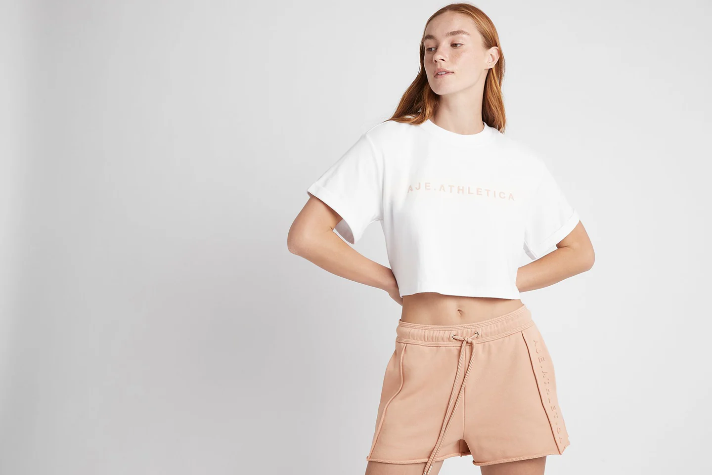 Cropped Signature Logo T-Shirt 104