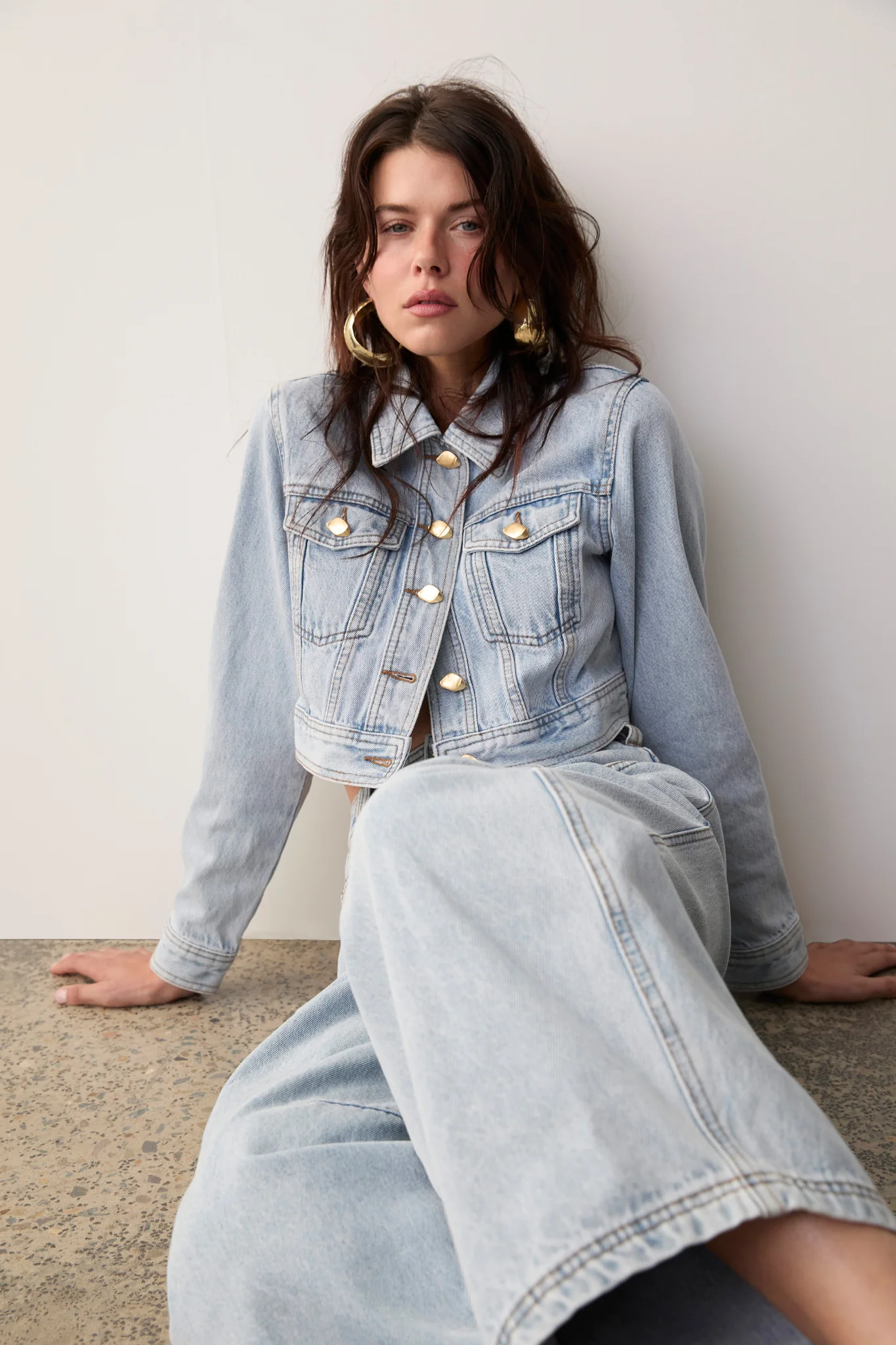 Kai Denim Cropped Jacket