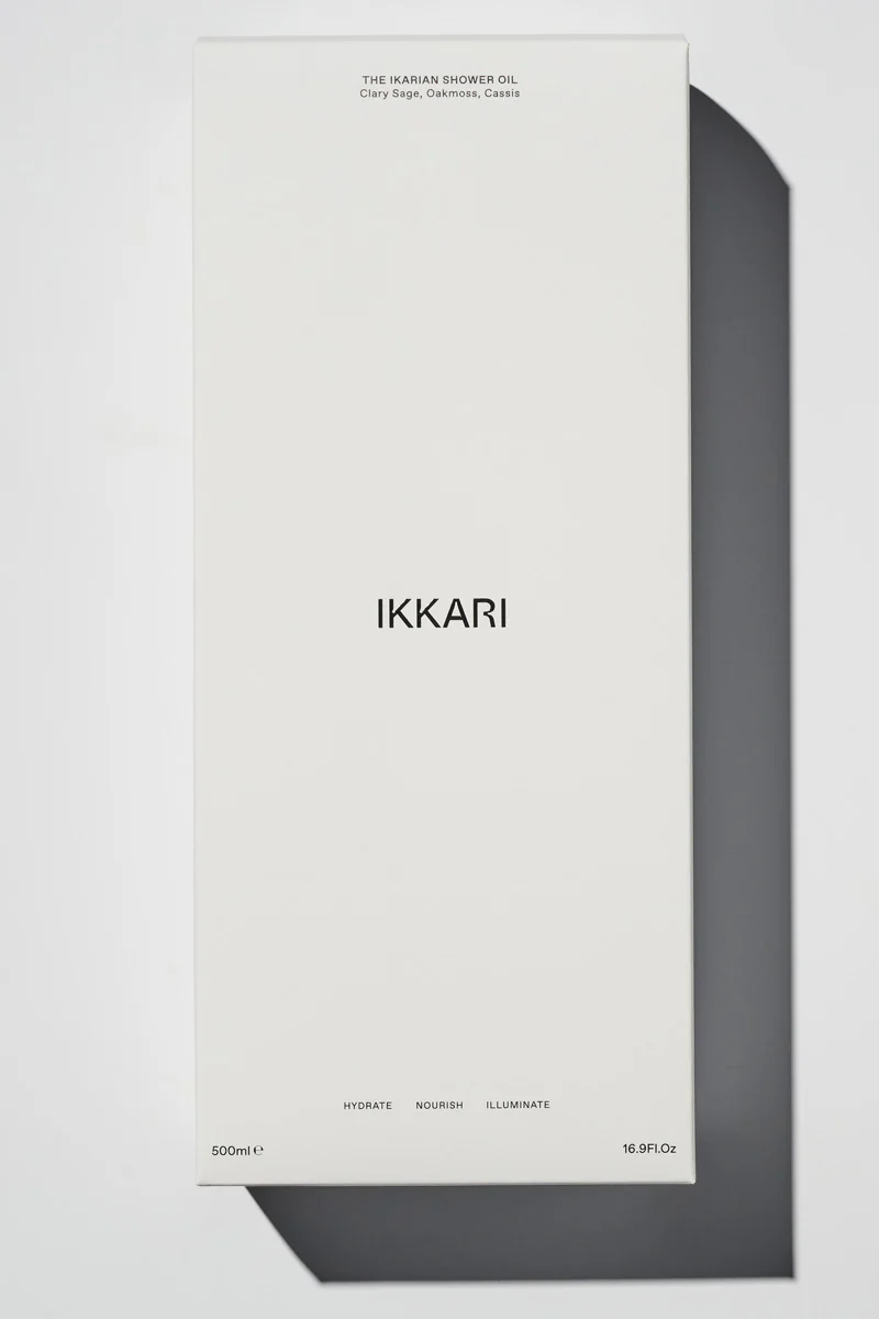 The Ikarian Shower Oil Clary Sage Oakmoss Cassis