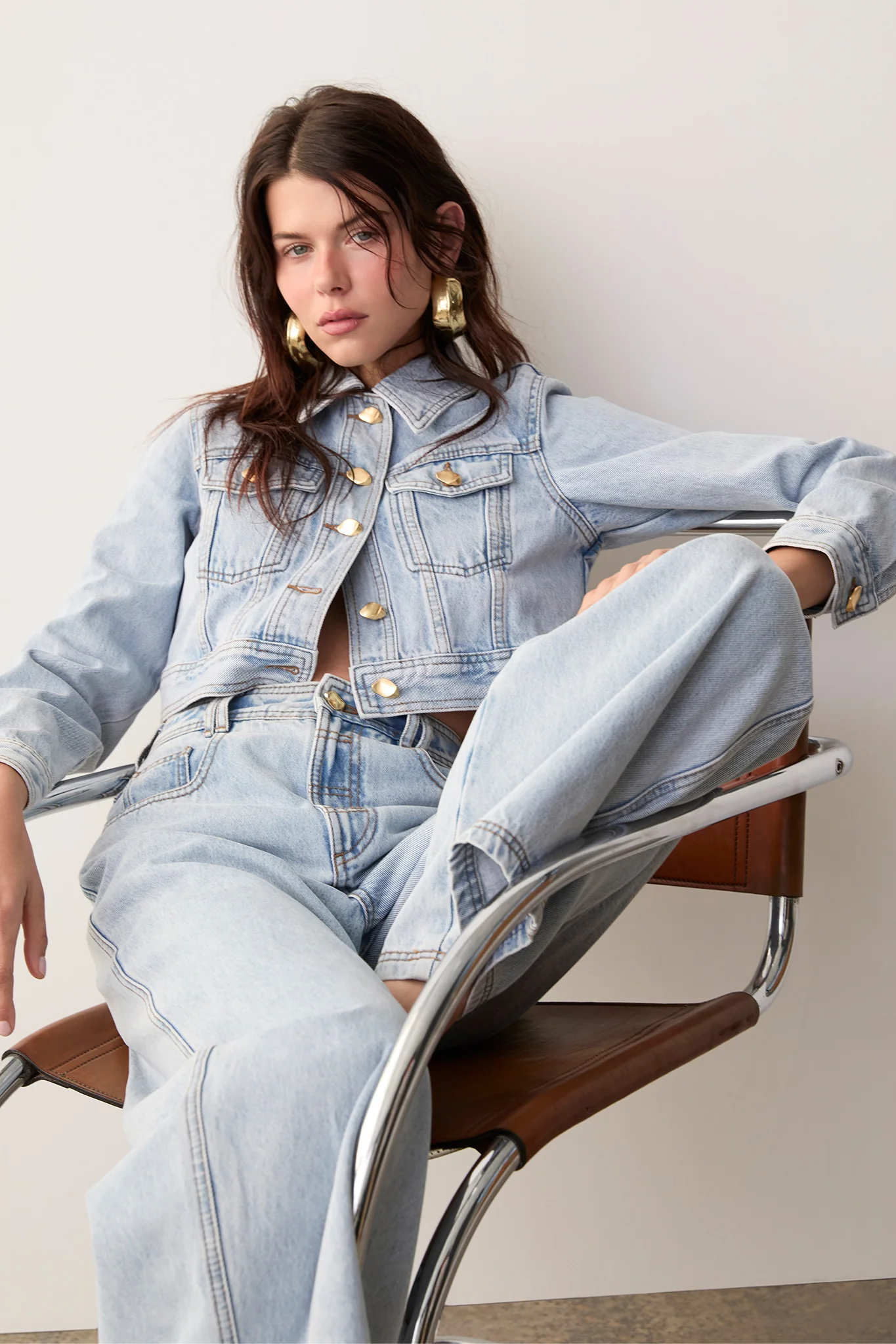 Kai Denim Cropped Jacket