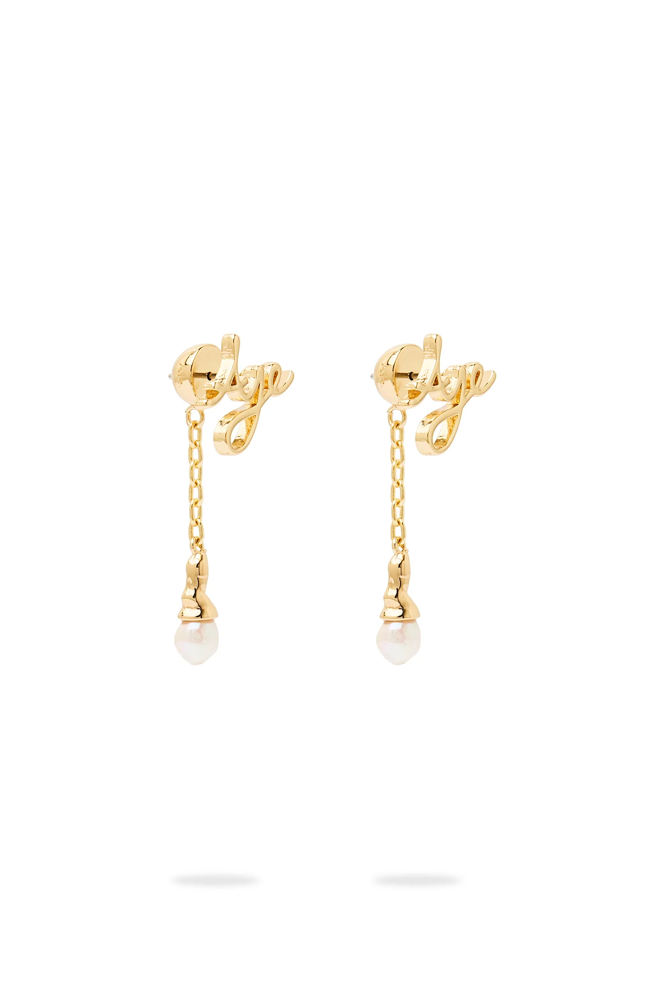Larissa Drop Logo Stud