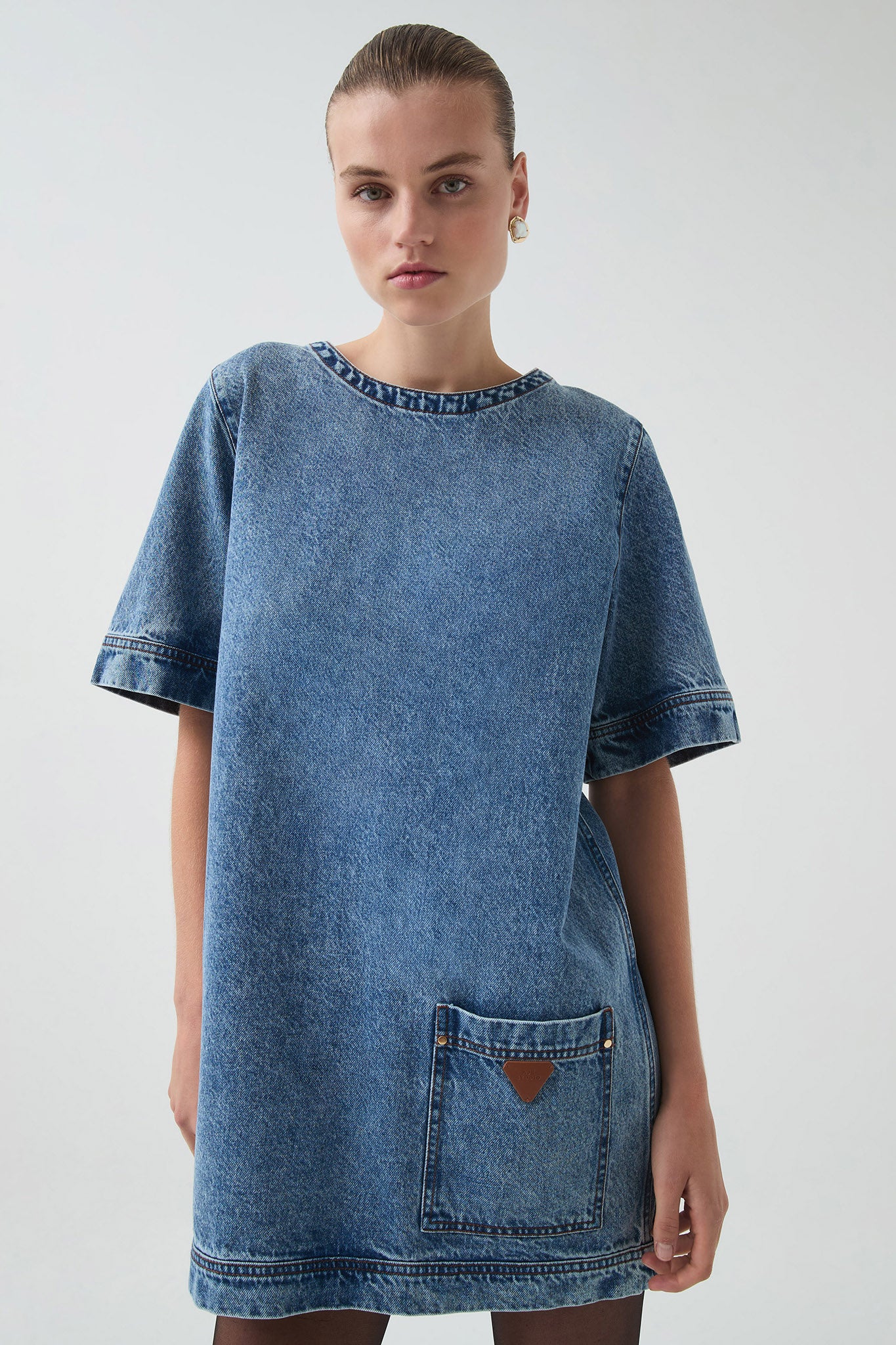Blues Denim Tee Dress