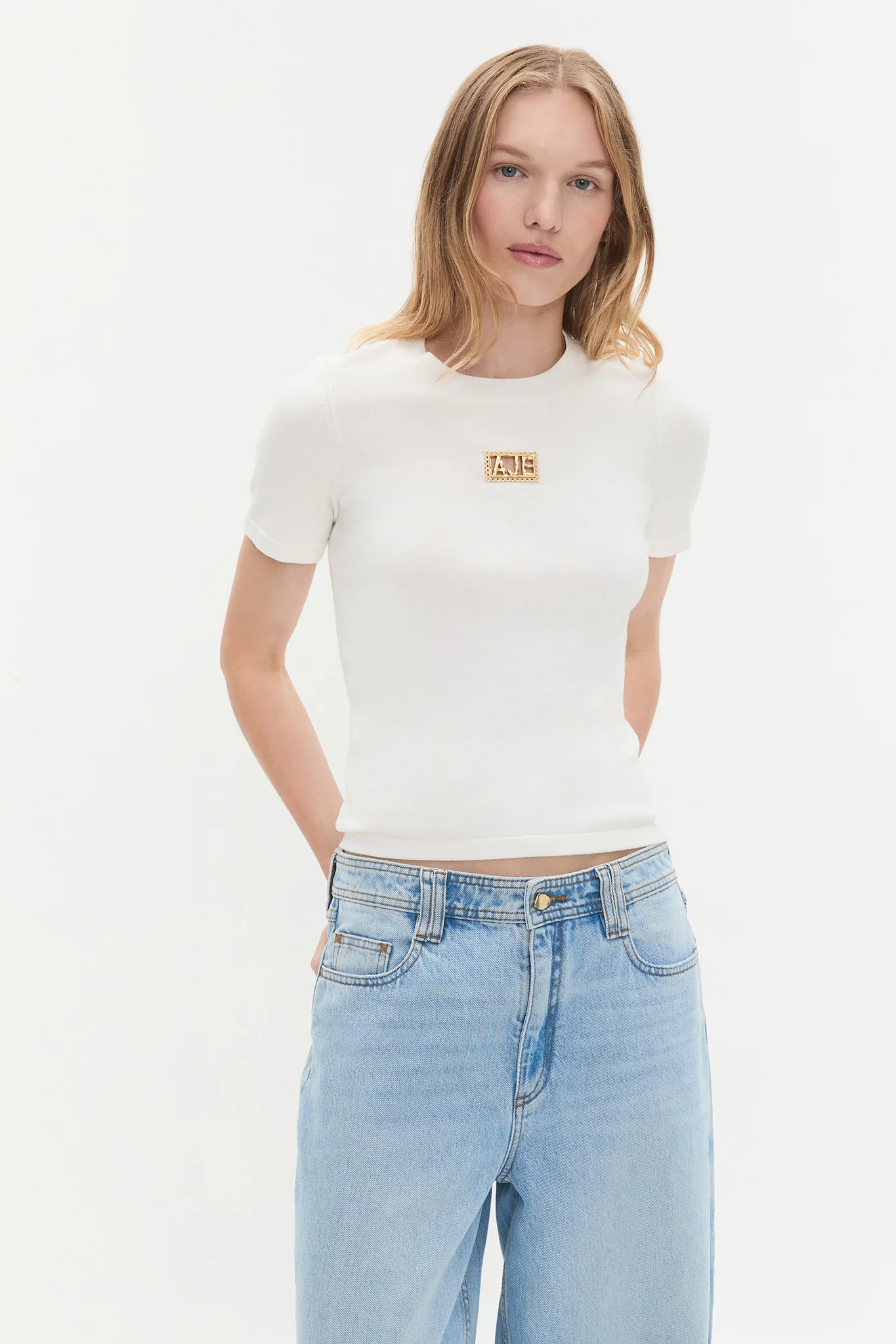 Sunrise Logo Knit Baby Tee