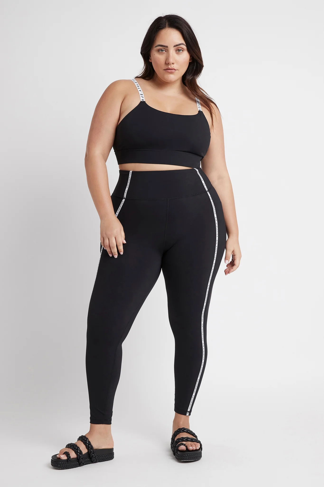 Contrast Logo Full Length Legging 203