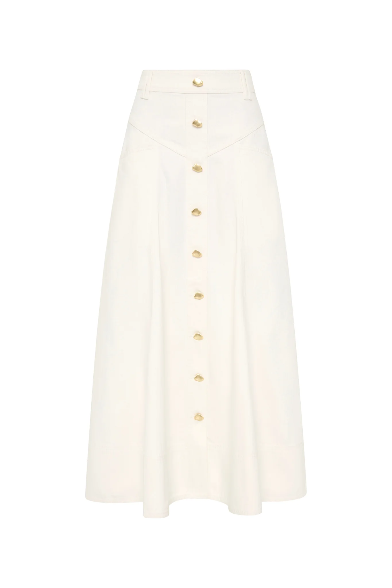 Ren Denim Midi Skirt