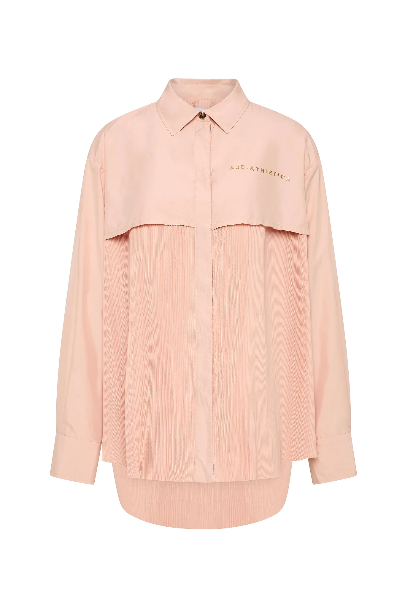 Pleated Windbreaker Shirt 406