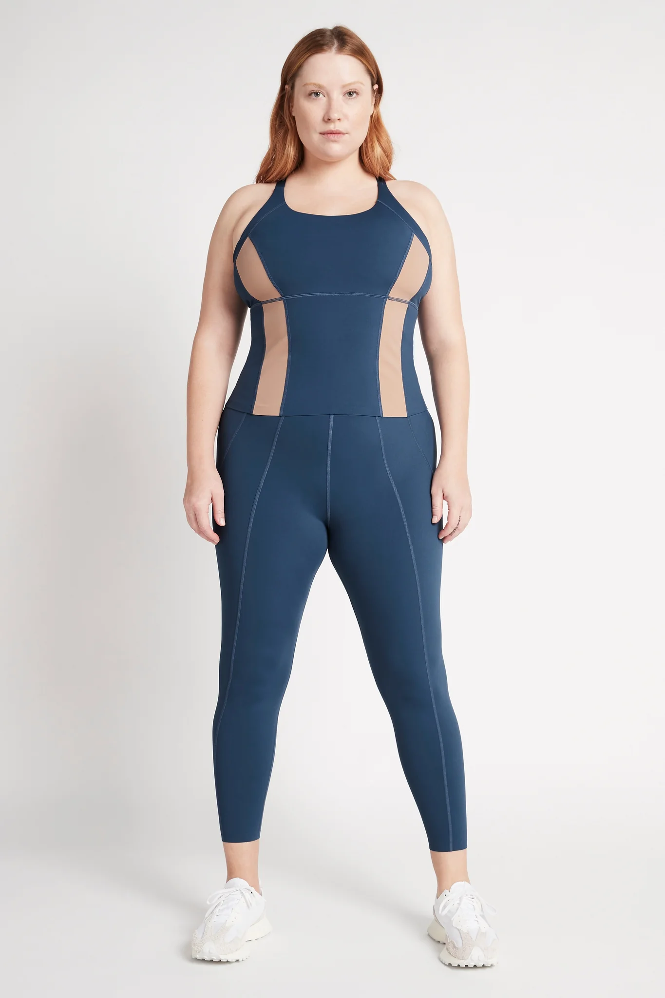 Contrast Longline Racerback Tank 124