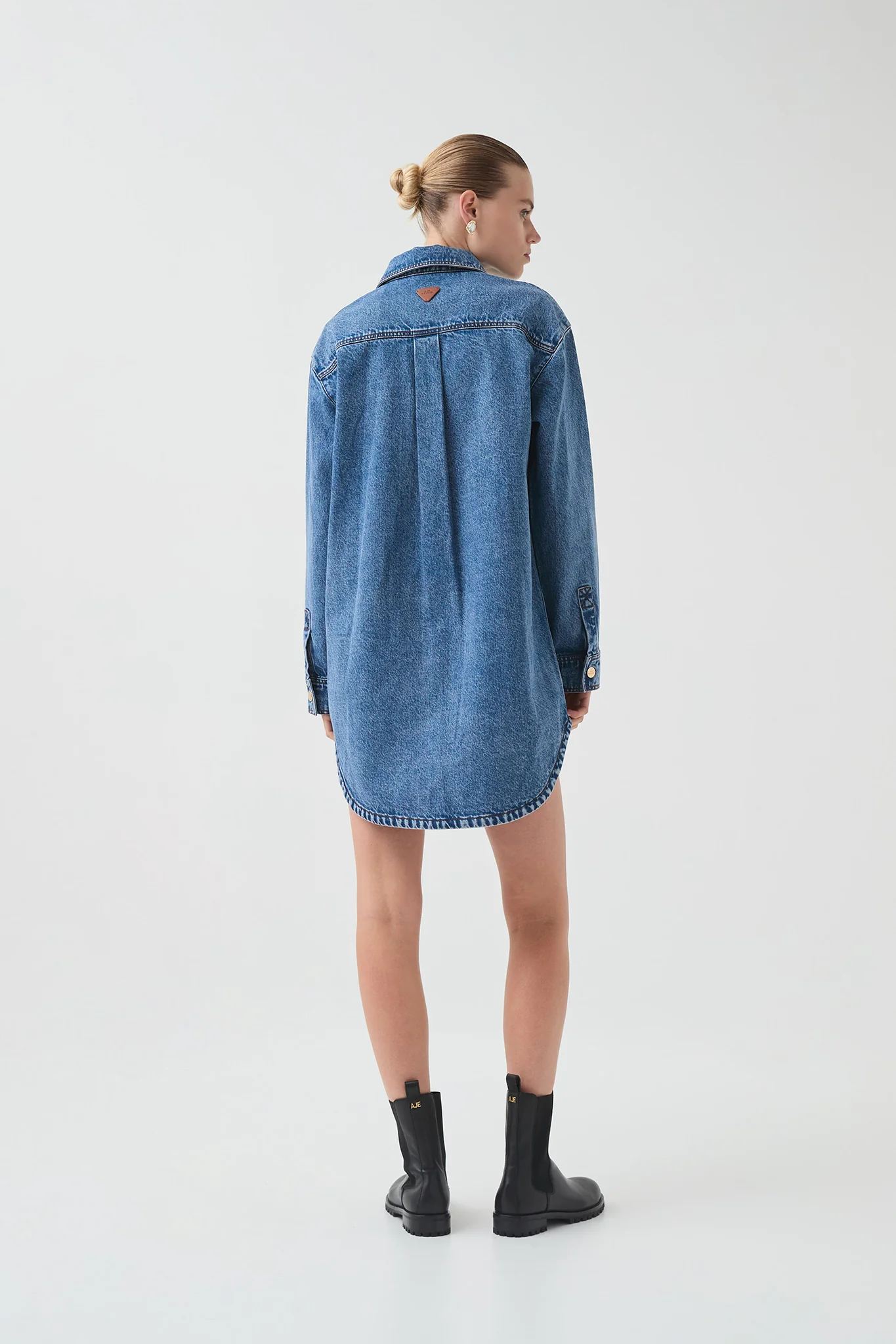 Blues Denim Shirt Dress