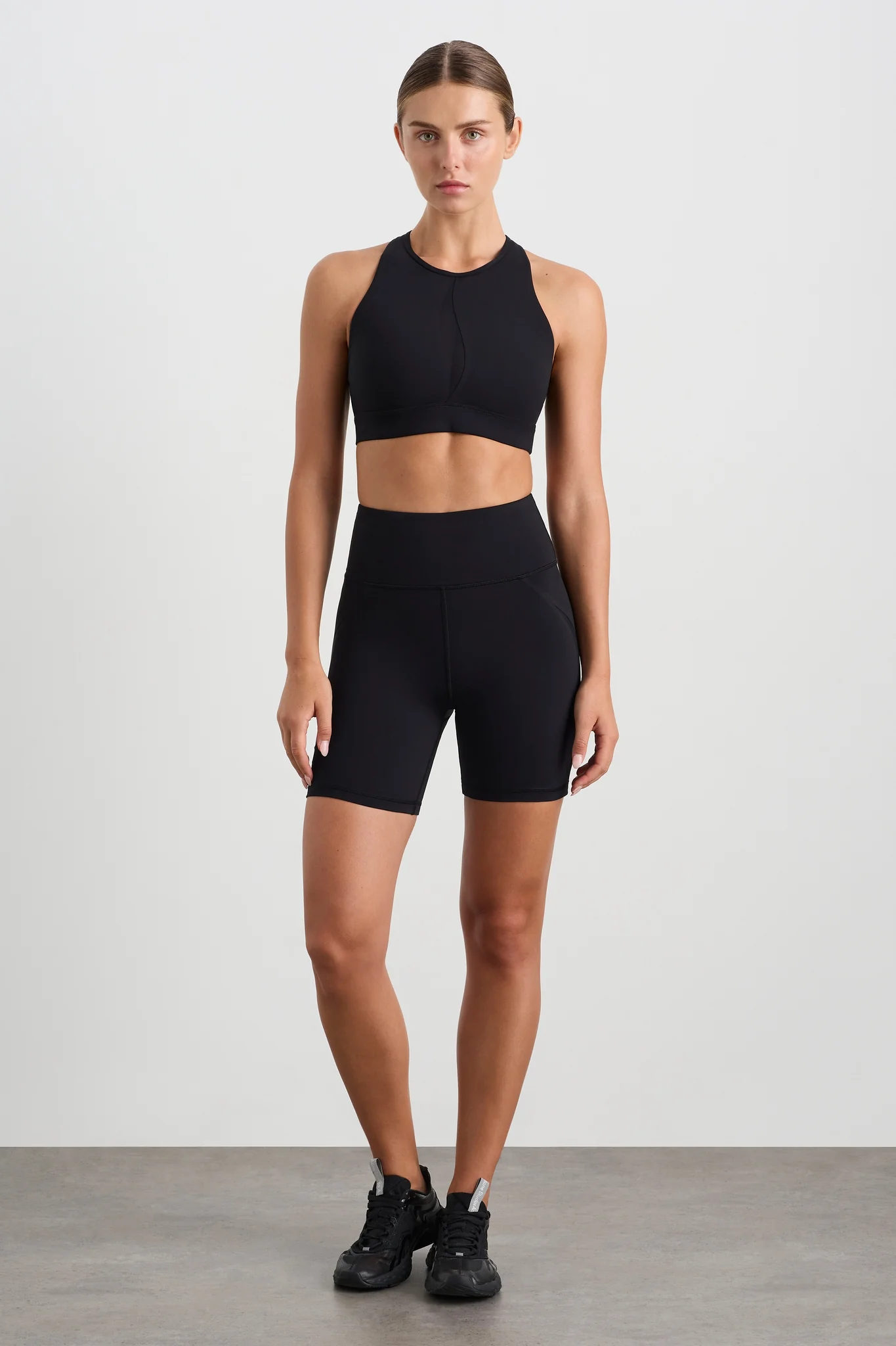 Spliced Mesh Bike Shorts 636