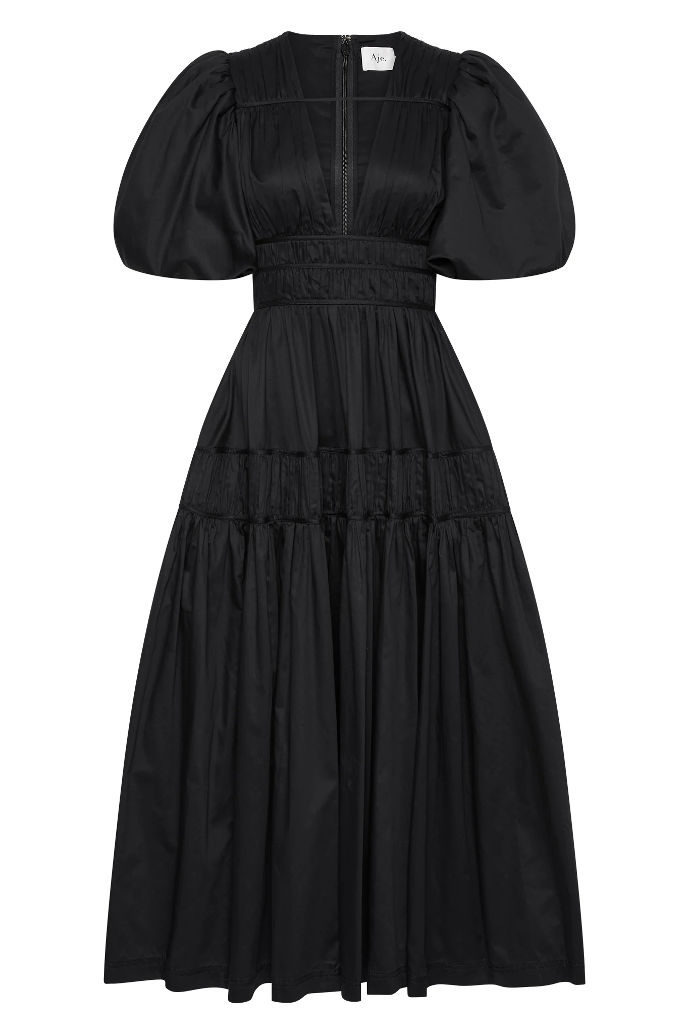 Fallingwater Ruched Midi Dress