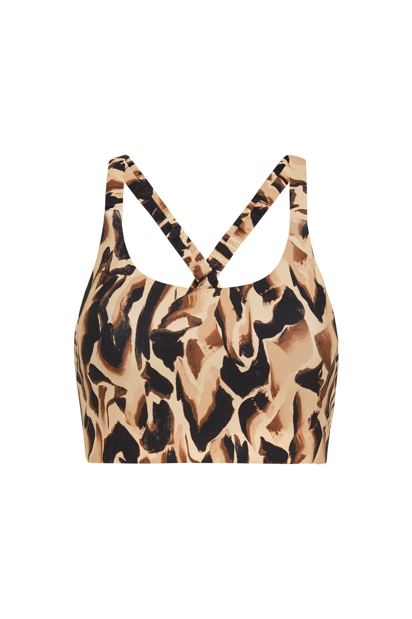 Cut Out Cross Back Sports Bra 314