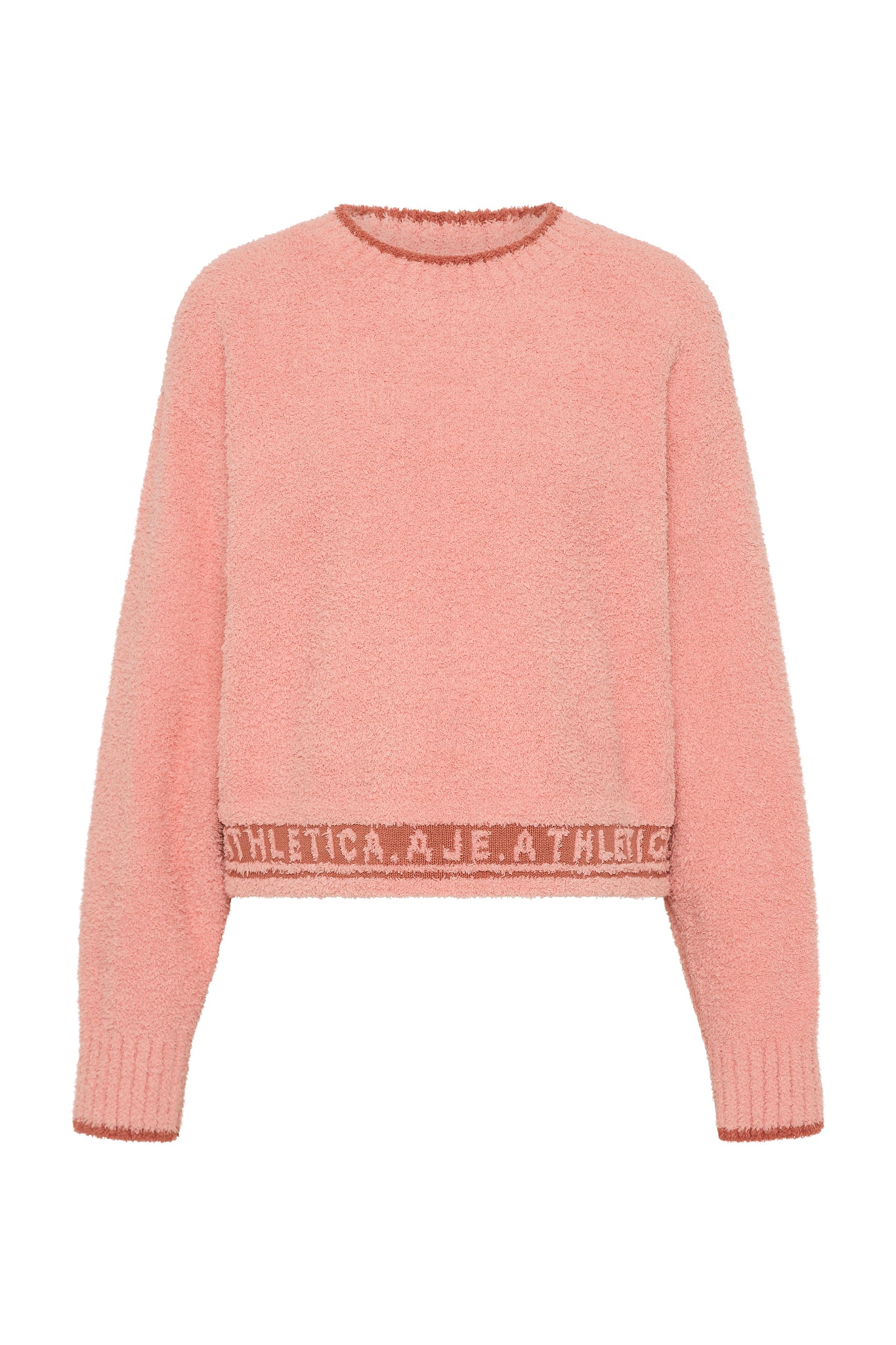 Textured Logo Knit Jumper 410