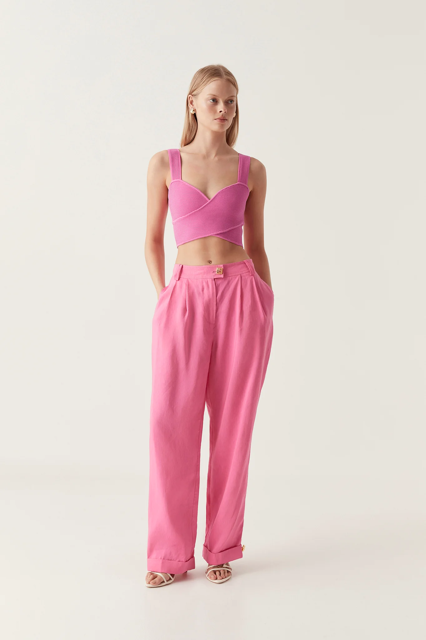 Sybil Twist Knit Bustier
