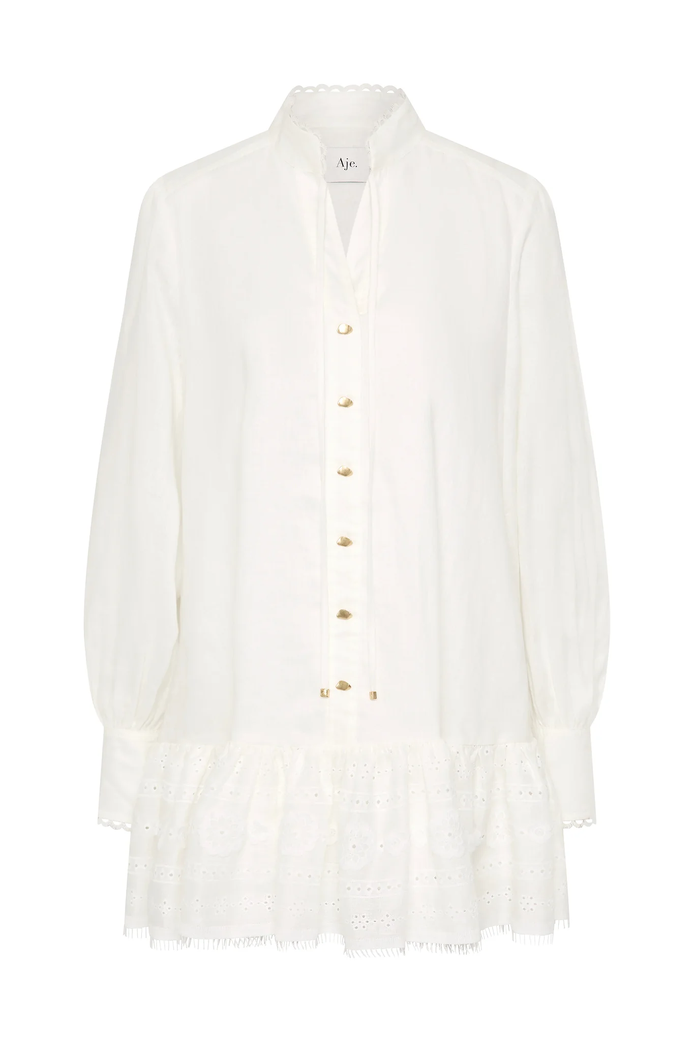 Cloud Embroidered Dress