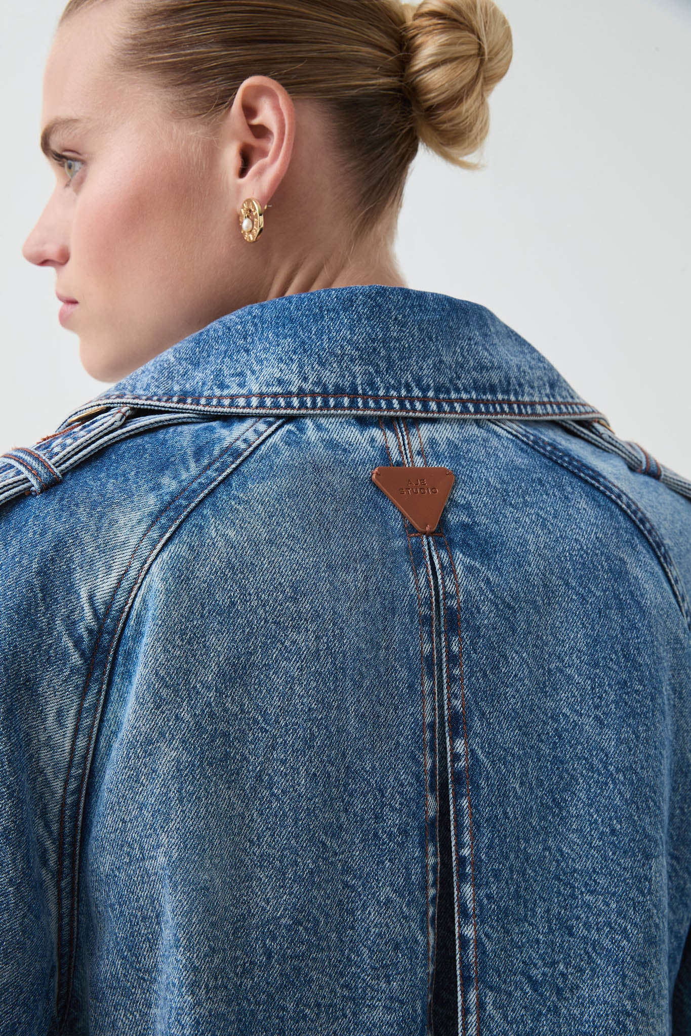 Blues Denim Trench