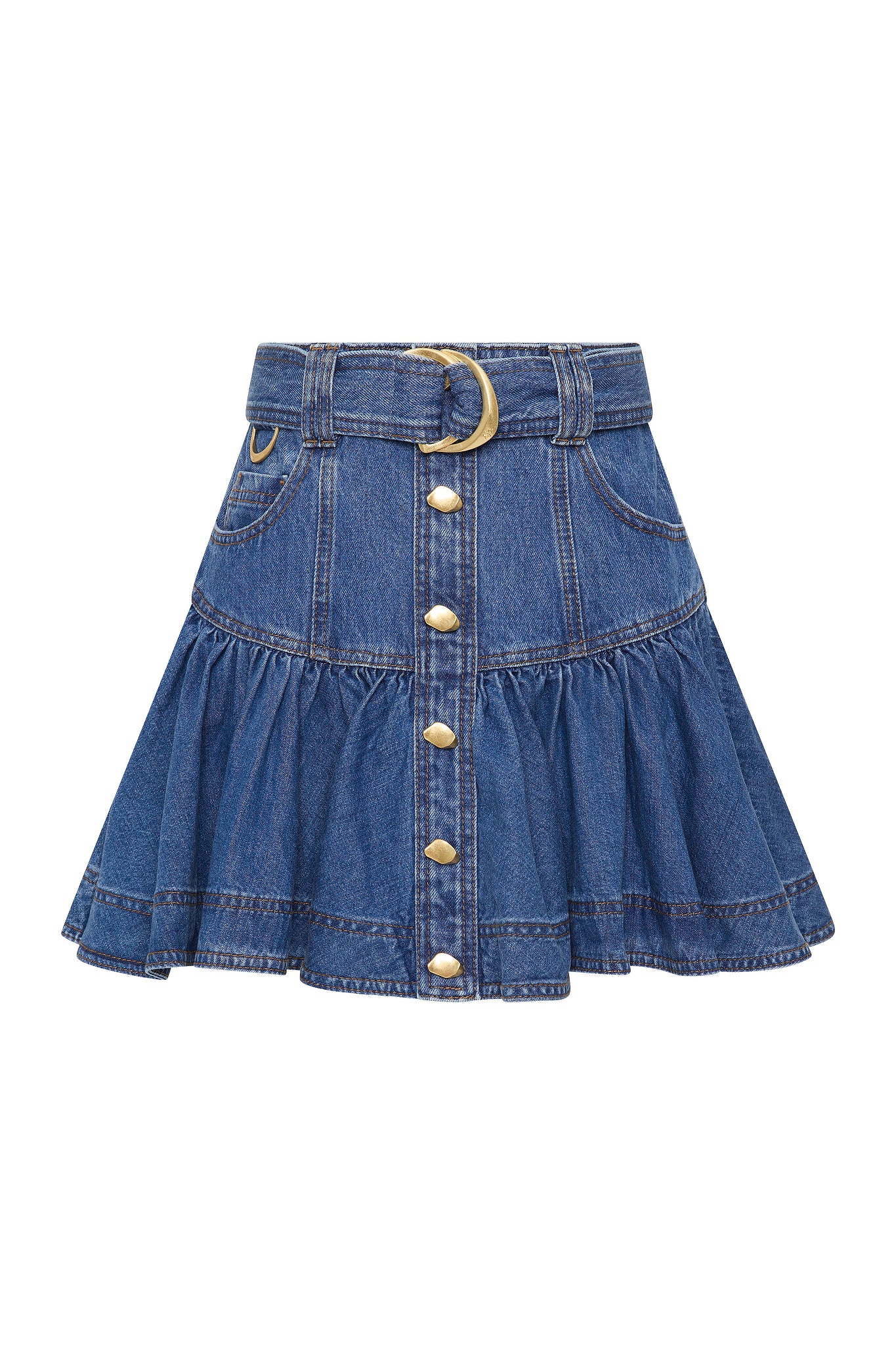 Elena Denim Mini Skirt