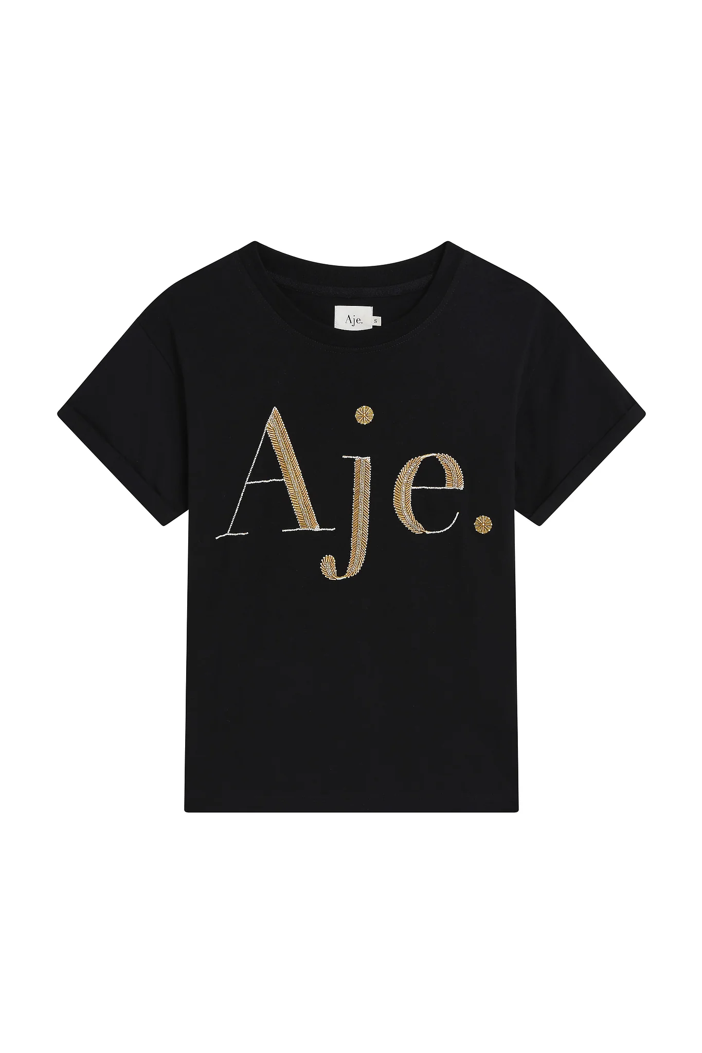 Noon Embellished Logo Tee