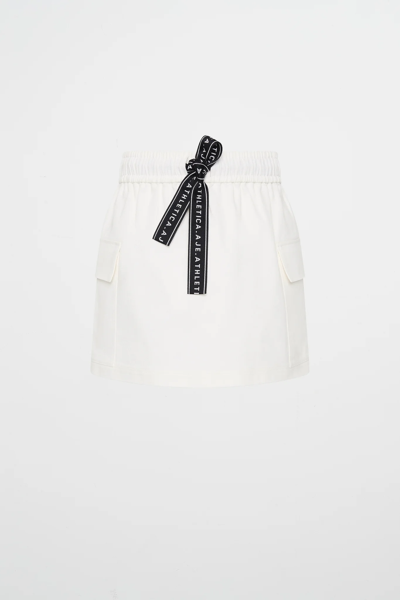 Logo Tape Twill Mini Skirt 650