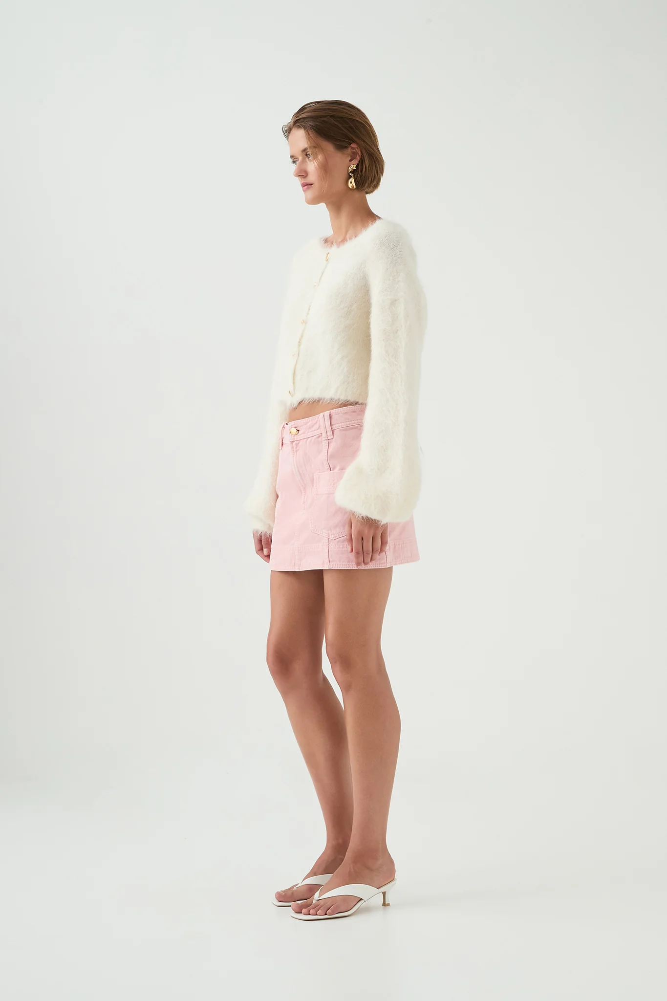 Ayden Denim Micro Skirt