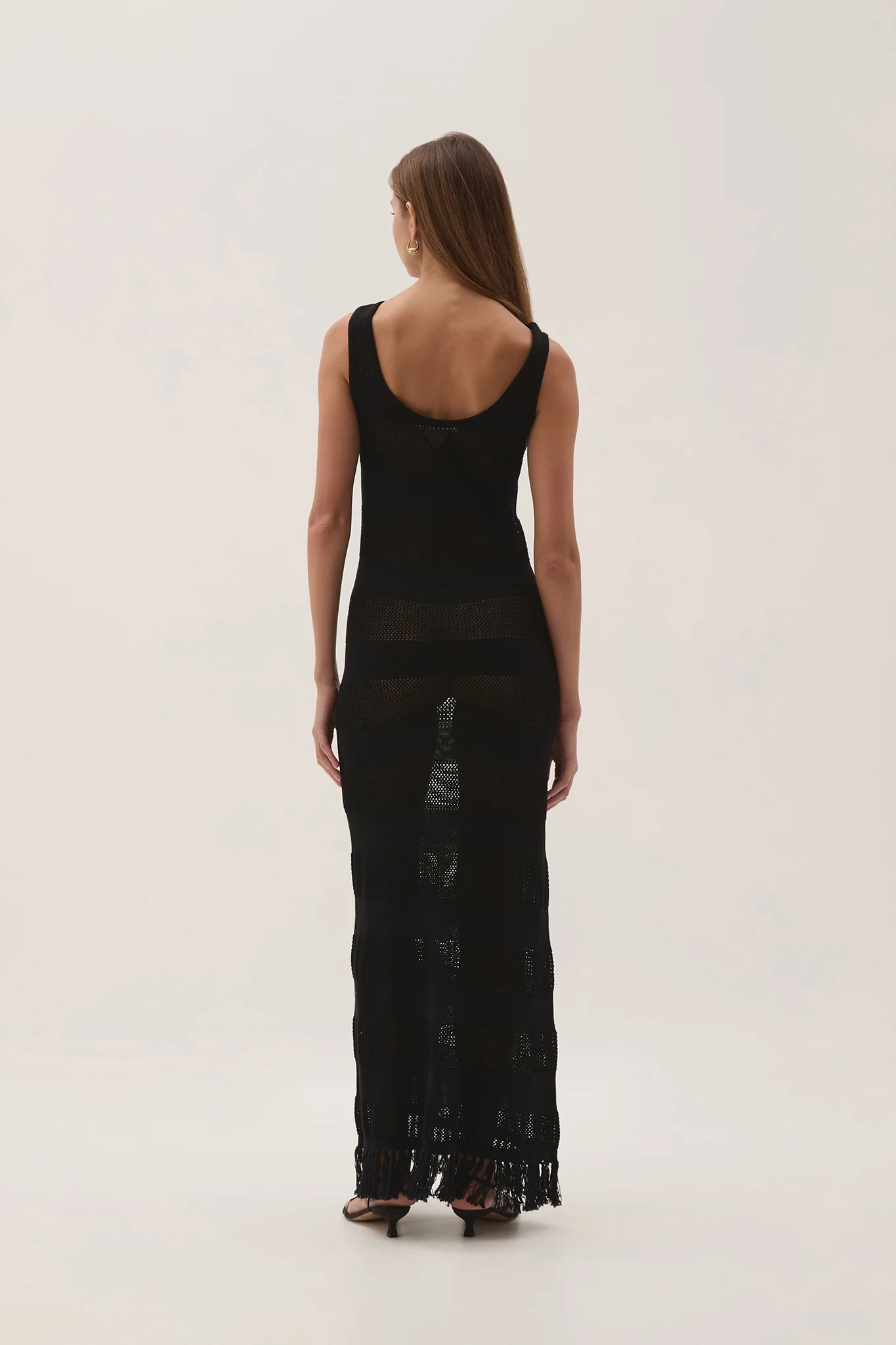 Bather Open Knit Midi Dress