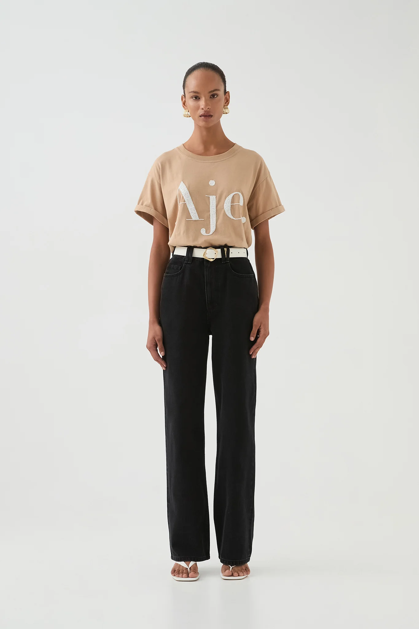 Beyond Embellished Logo Tee