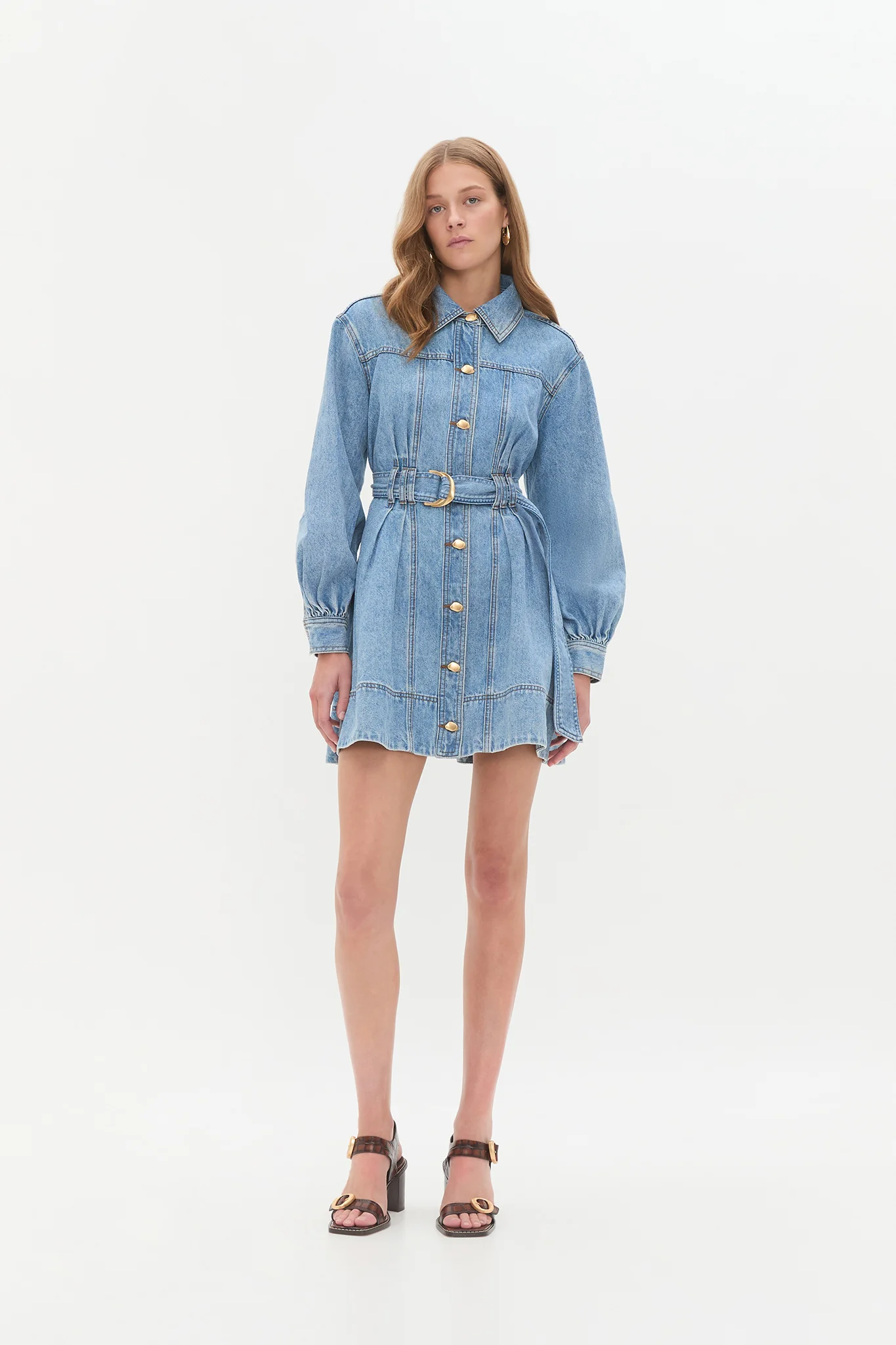 Lane Denim Mini Dress