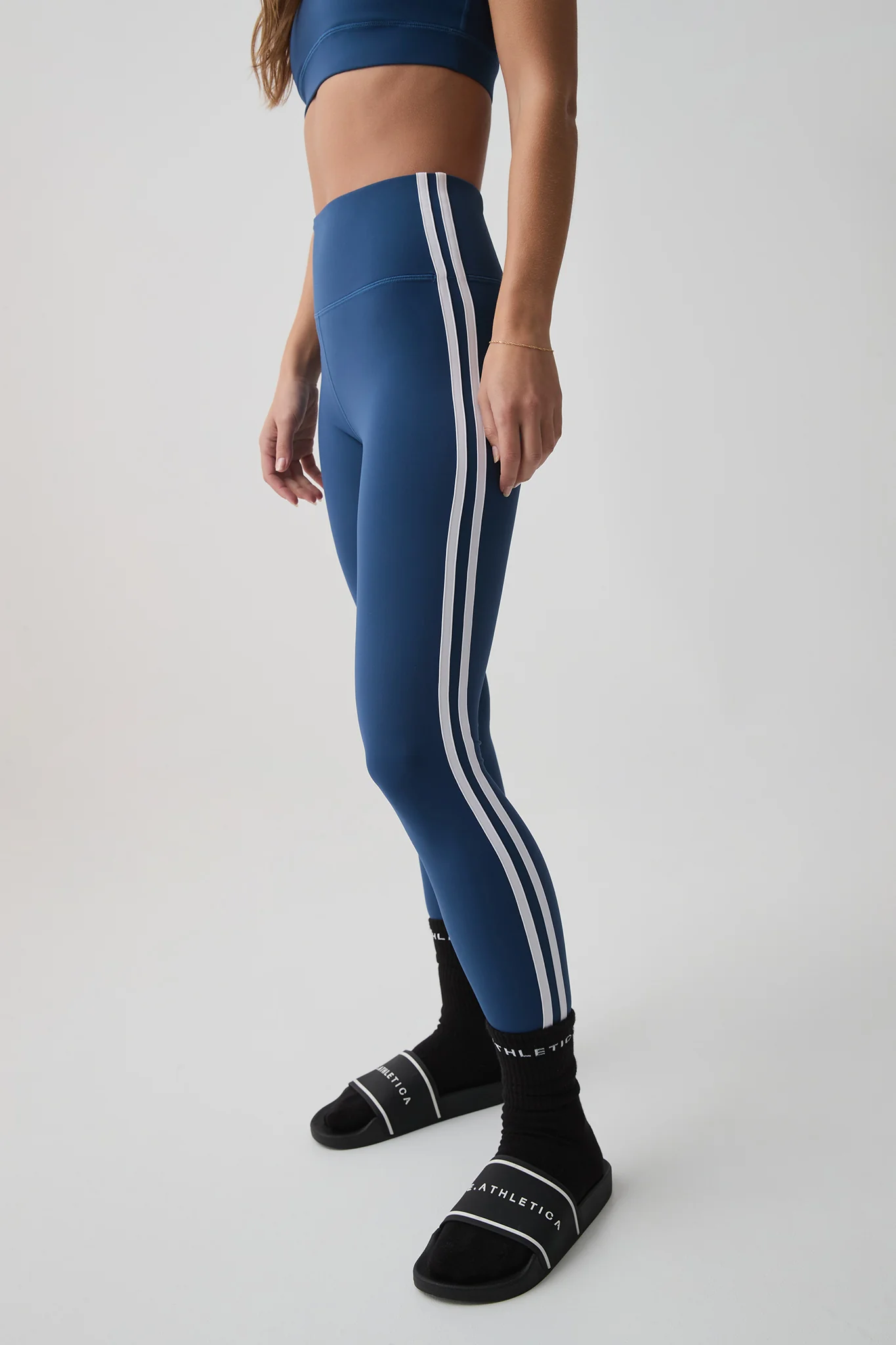Contrast Piped Ankle Length Legging 203