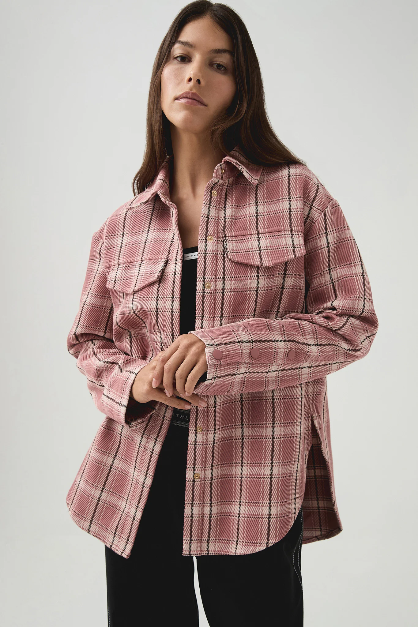 Oversized Check Shirt 421