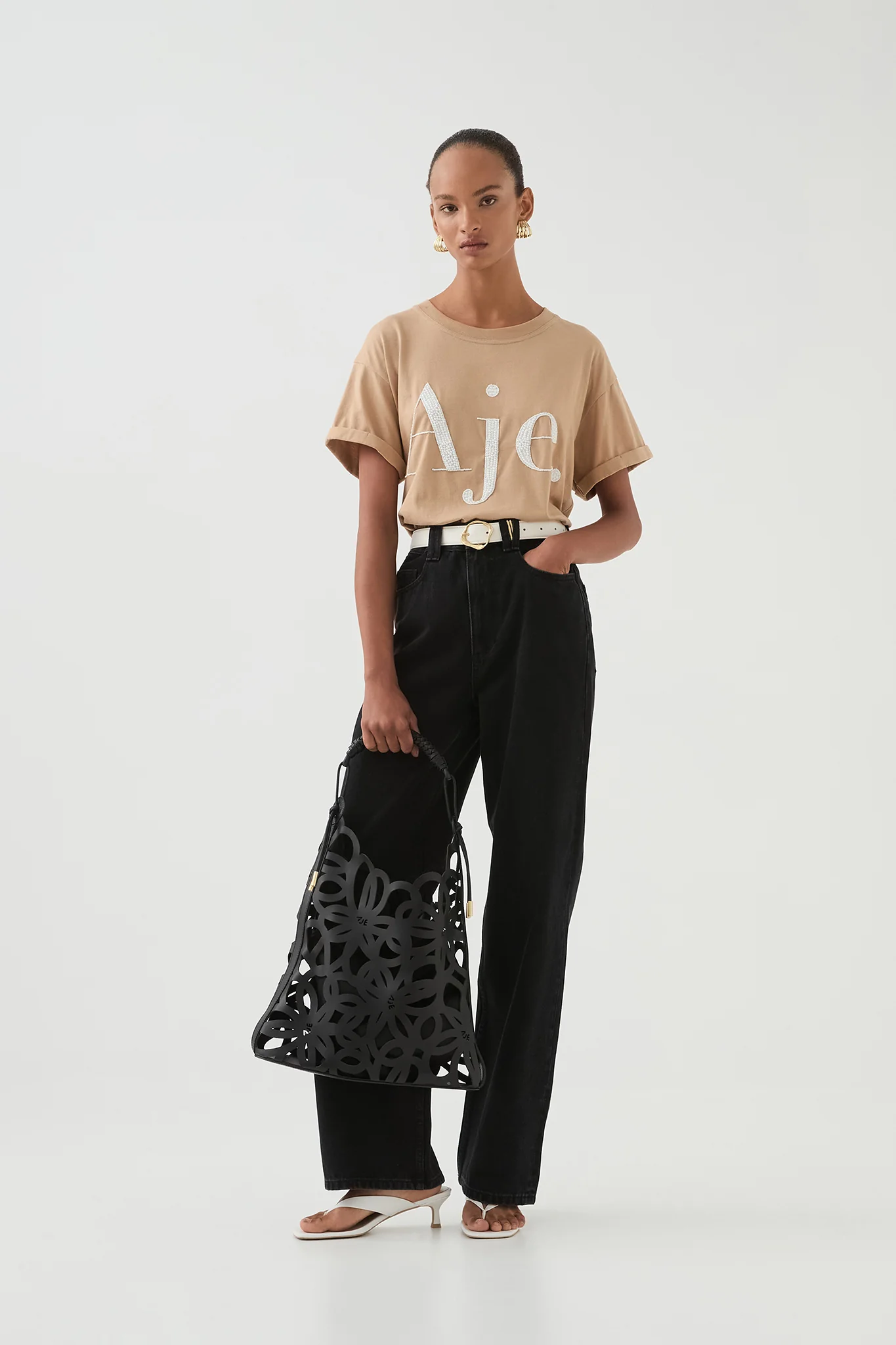 Beyond Embellished Logo Tee