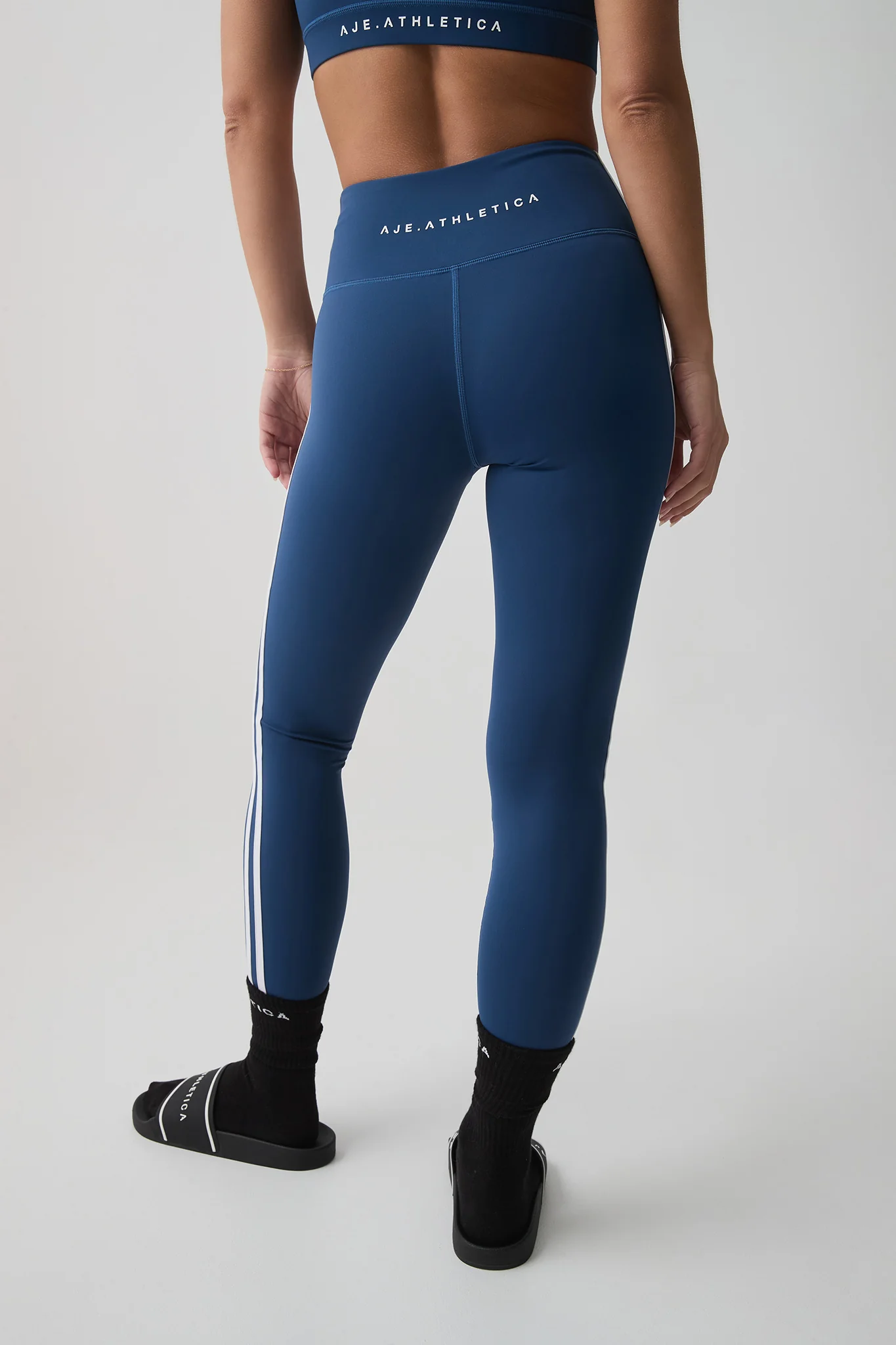 Contrast Piped Ankle Length Legging 203