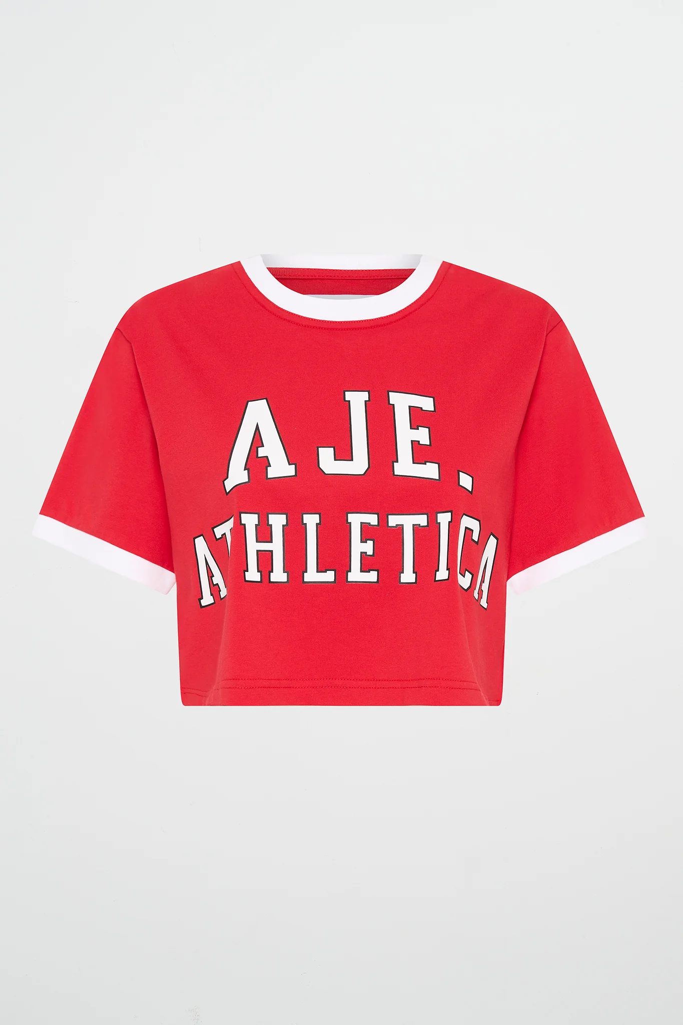 Cropped Contrast Logo Tee 105