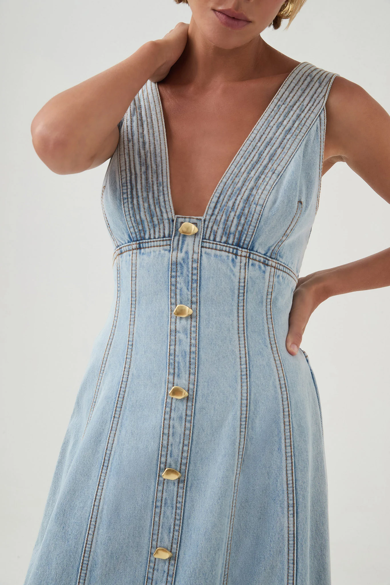 Coast Denim Midi Dress