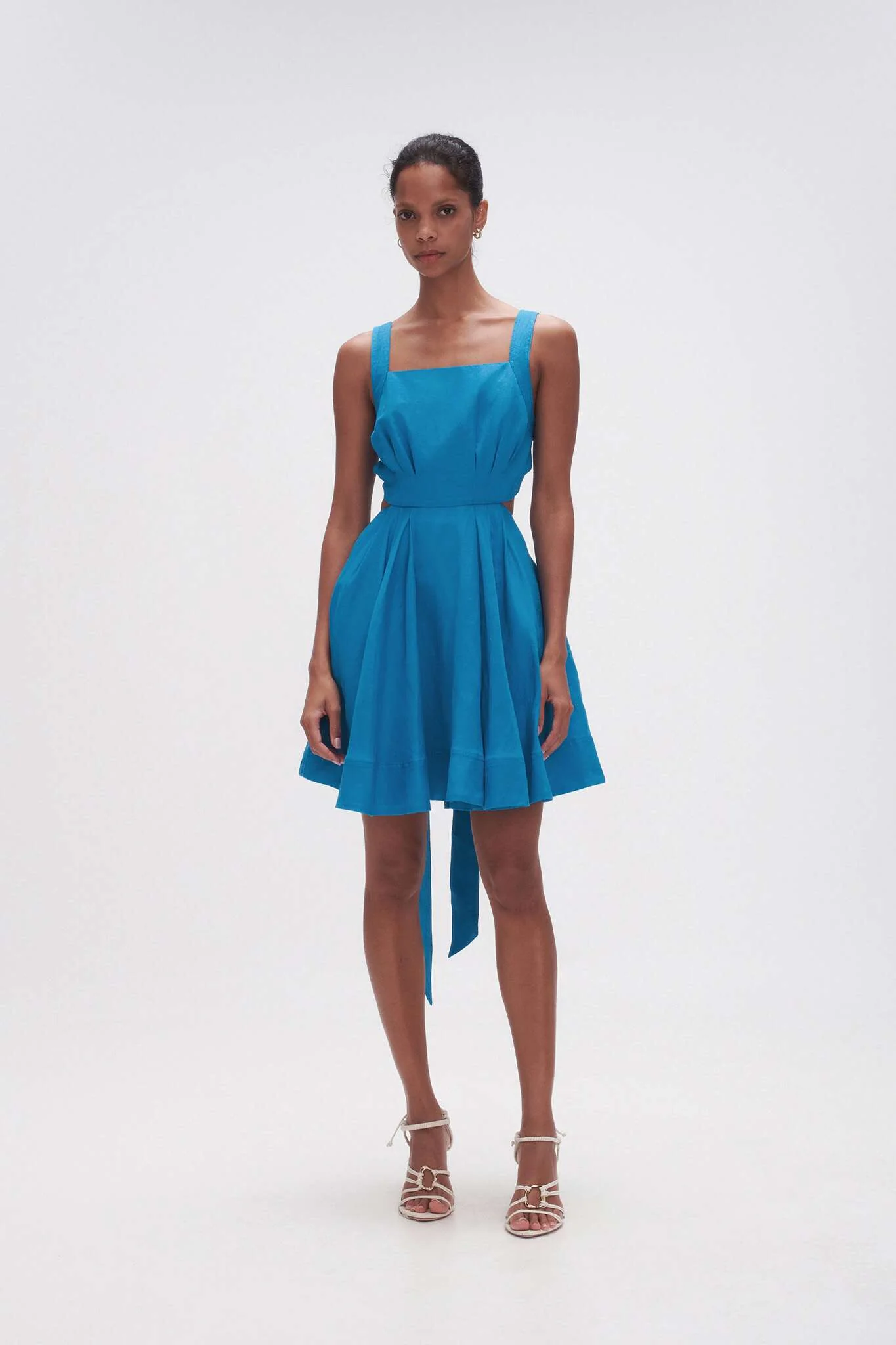 Clara Tie Back Mini Dress