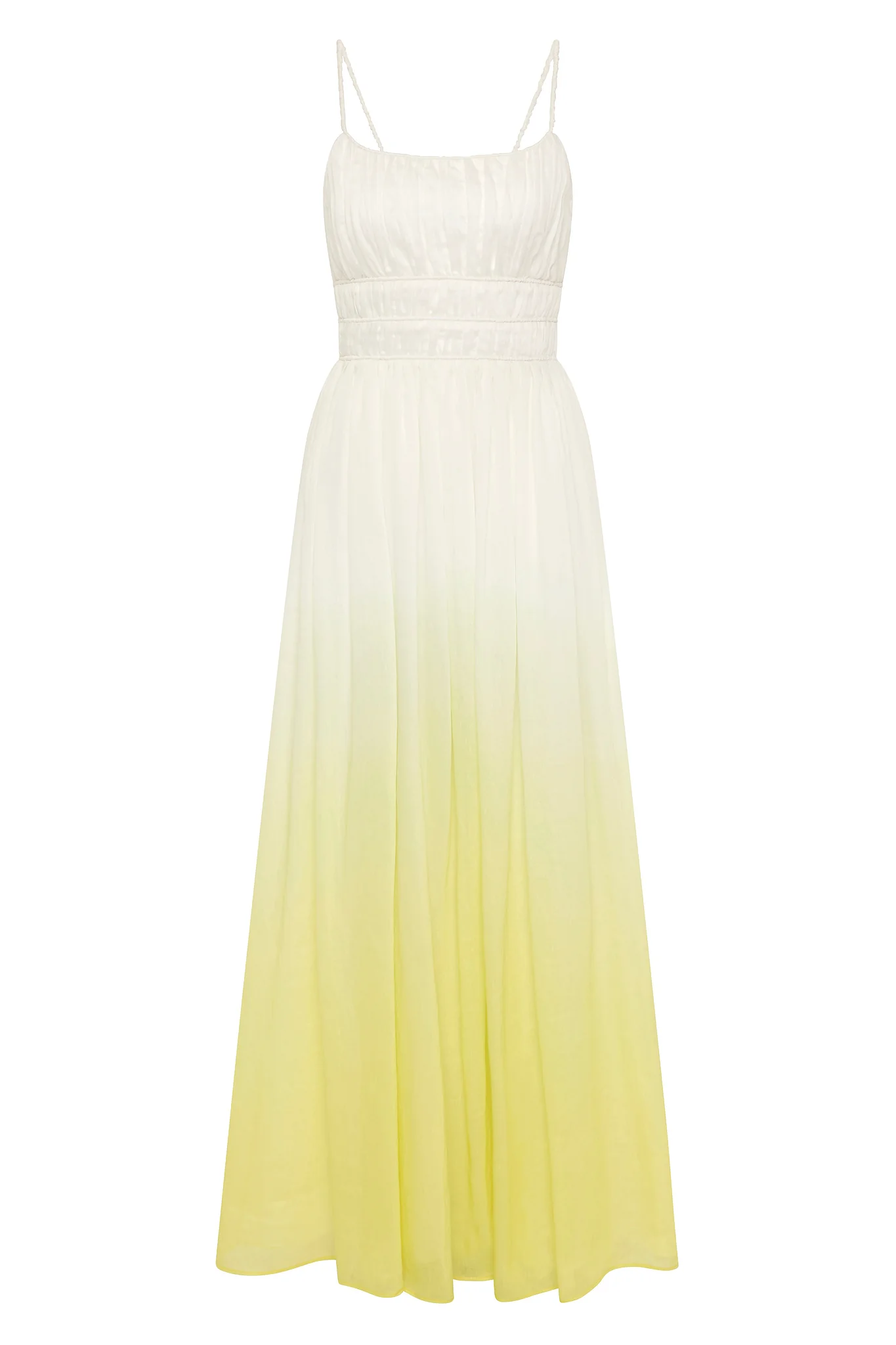 Acapella Ruched Midi Dress