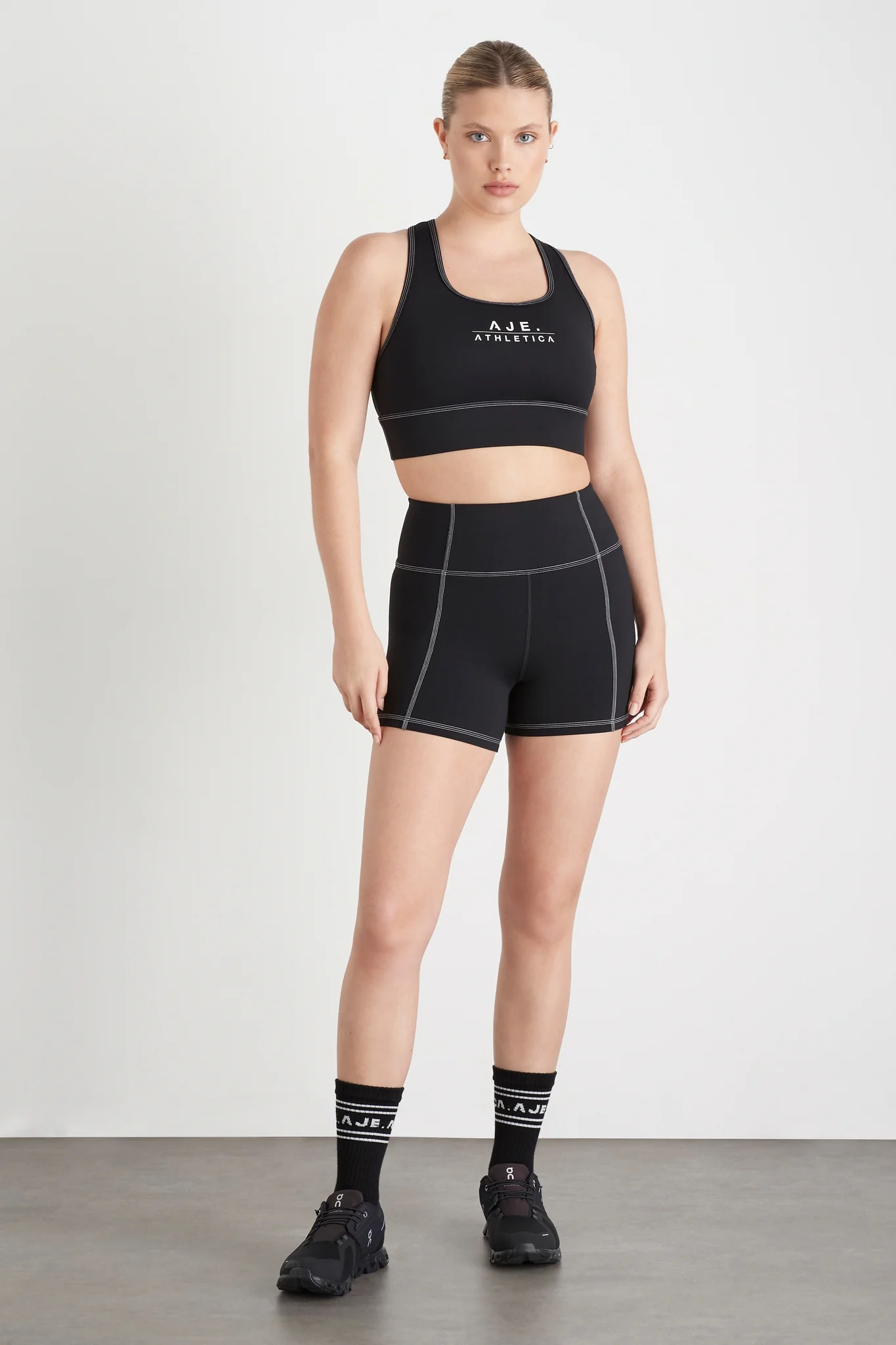 Classic Logo Racerback Sports Bra 304