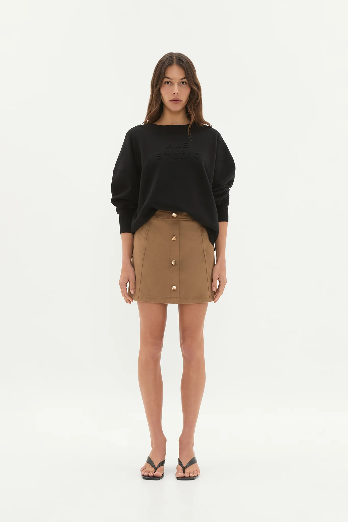Calyx Vegan Suede Skirt