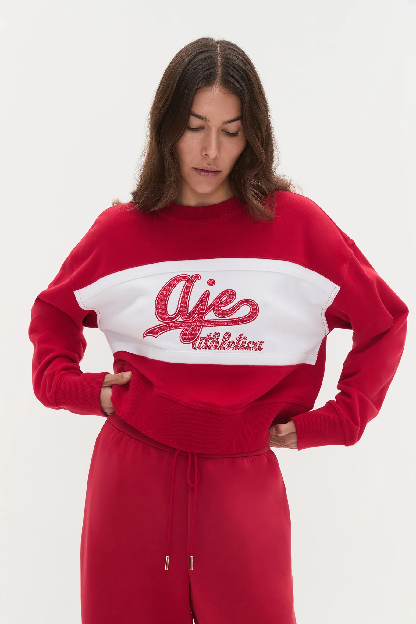 Varsity Logo Crew Jumper 401