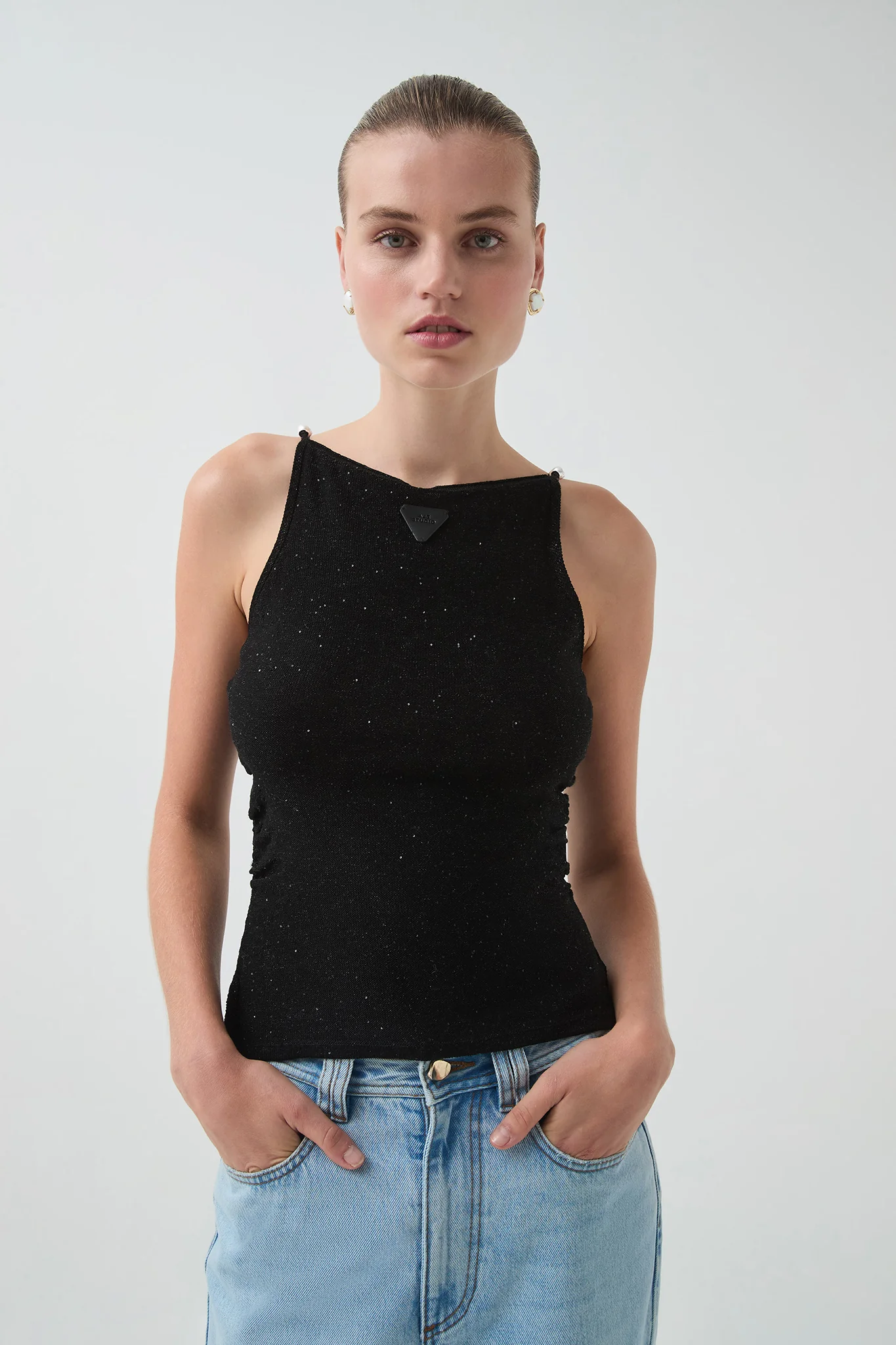 Ariel Sequin Knit Top