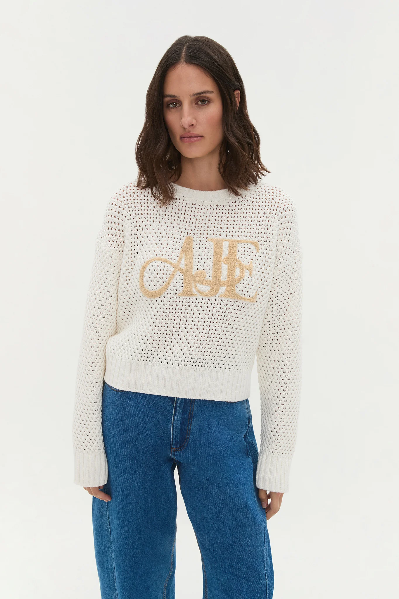 Sky Logo Knit Jumper