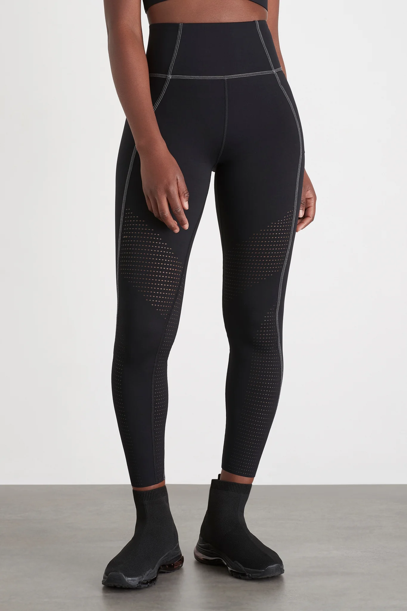 Classic Laser Cut Full Length Legging 202